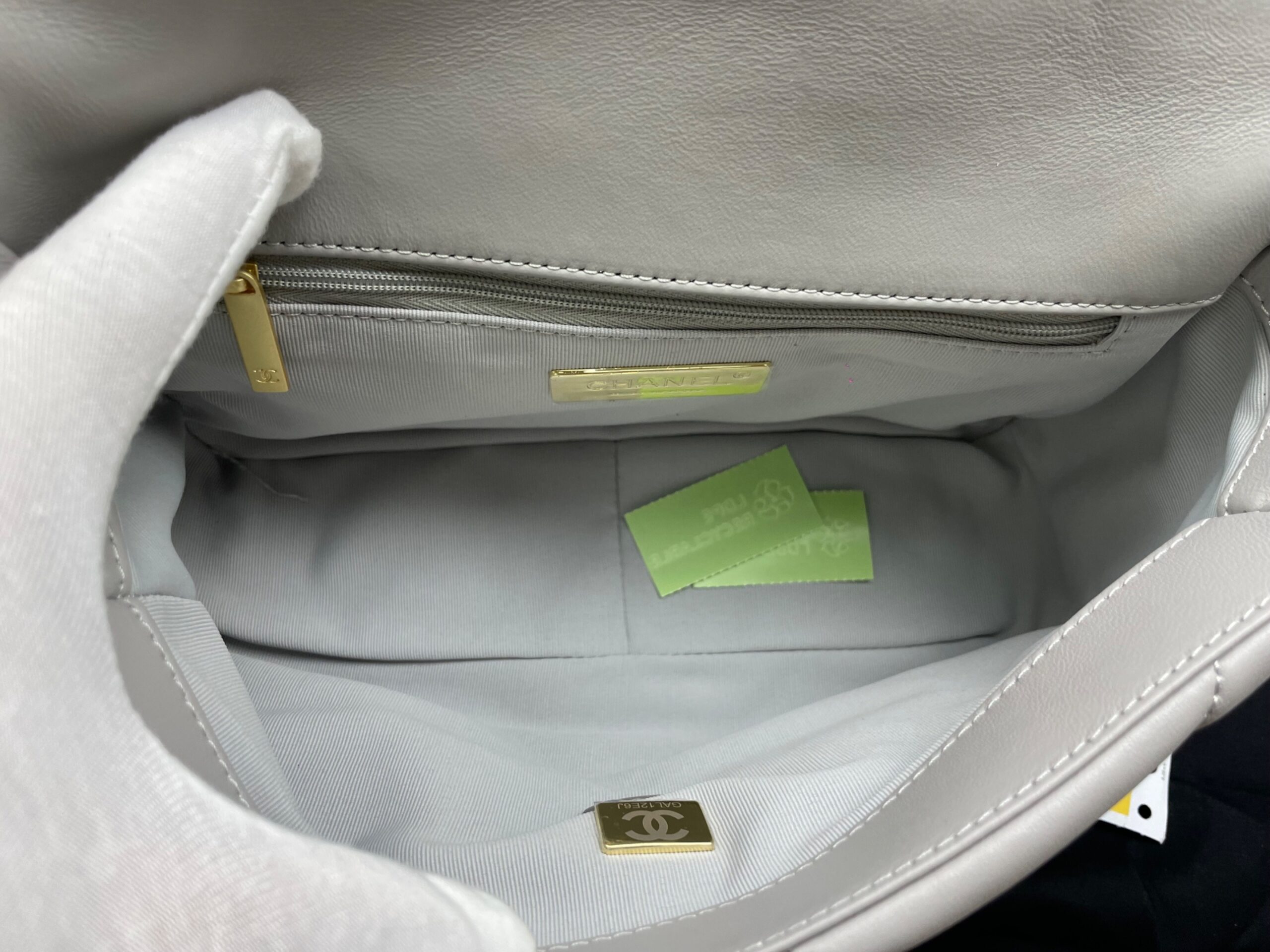 [True-to-ORIGINAL] Ch**el Classic Flap Bag Grey For Women 10.2in/26cm