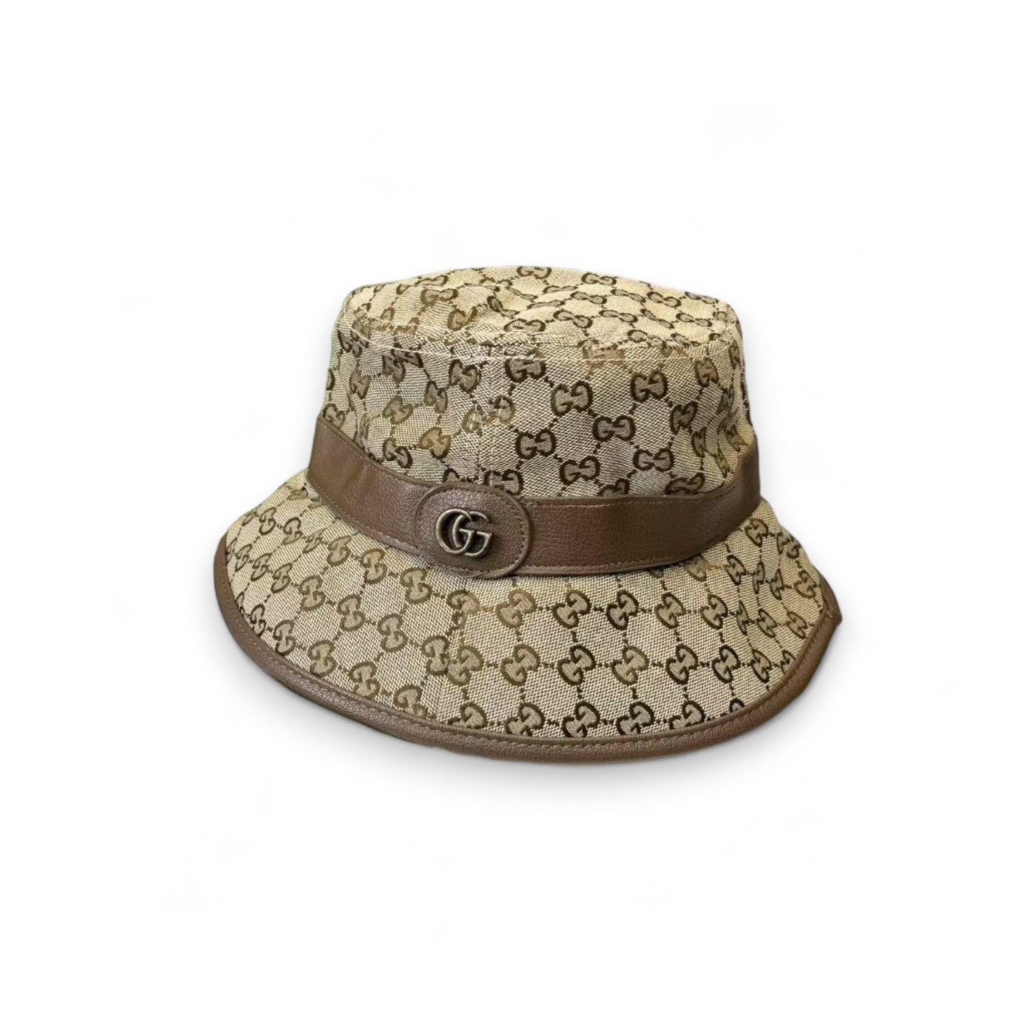 Gvc*1 GG Canvas Bucket Hat Brown