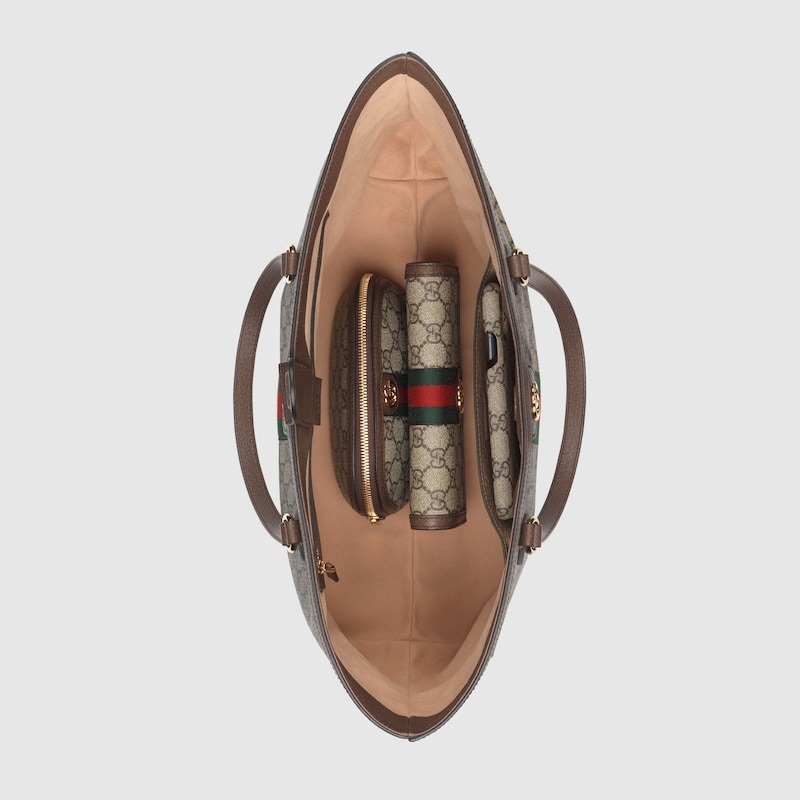 [True-to-ORIGINAL] Gvc*1 Ophidia GG Medium Tote Bag Beige For Women 15in/38cm 631685 96IWB 8745