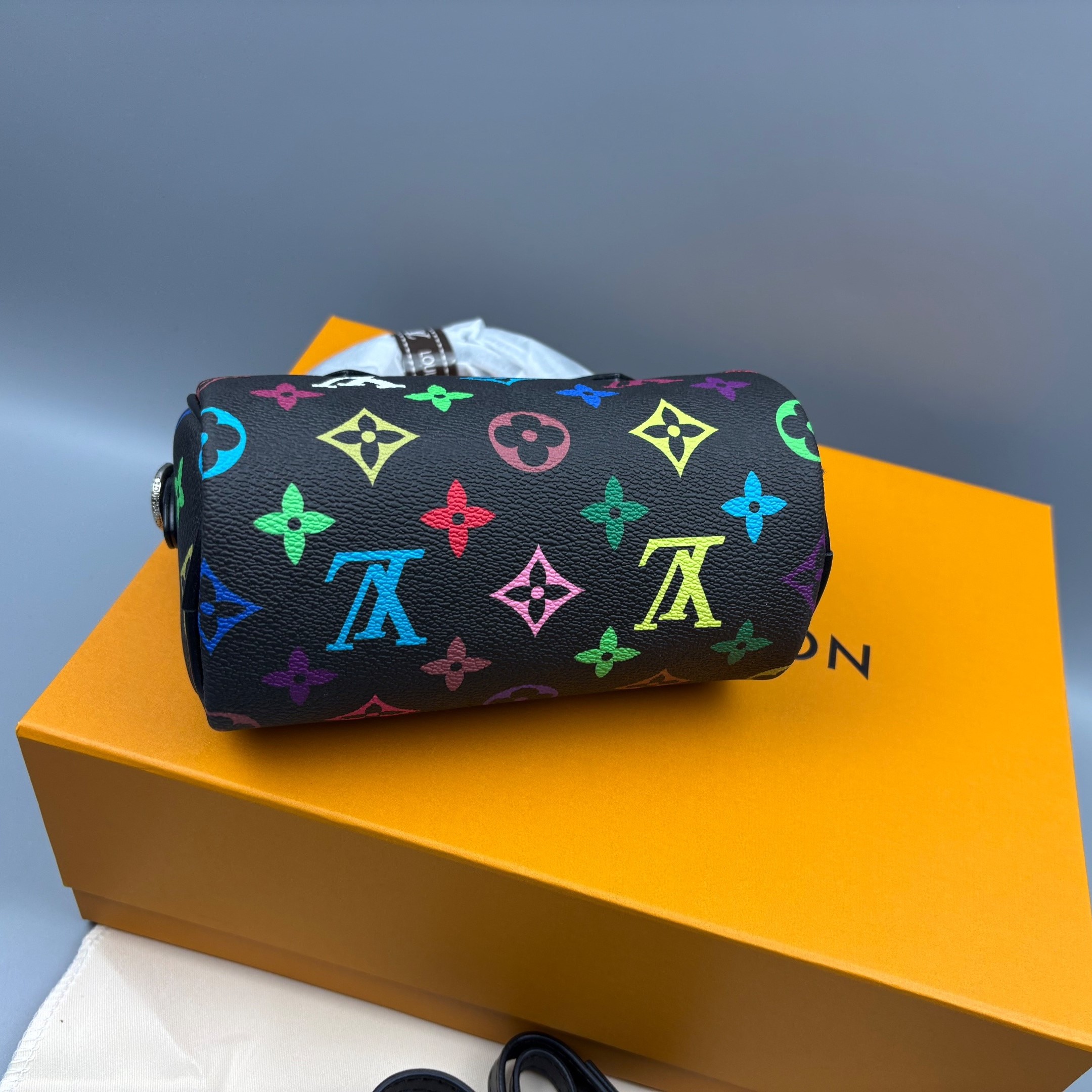 L0vis Vvtt0n LV x TM Nano Speedy Bag Multicolore Noir For Women 6.3in/16cm M13406