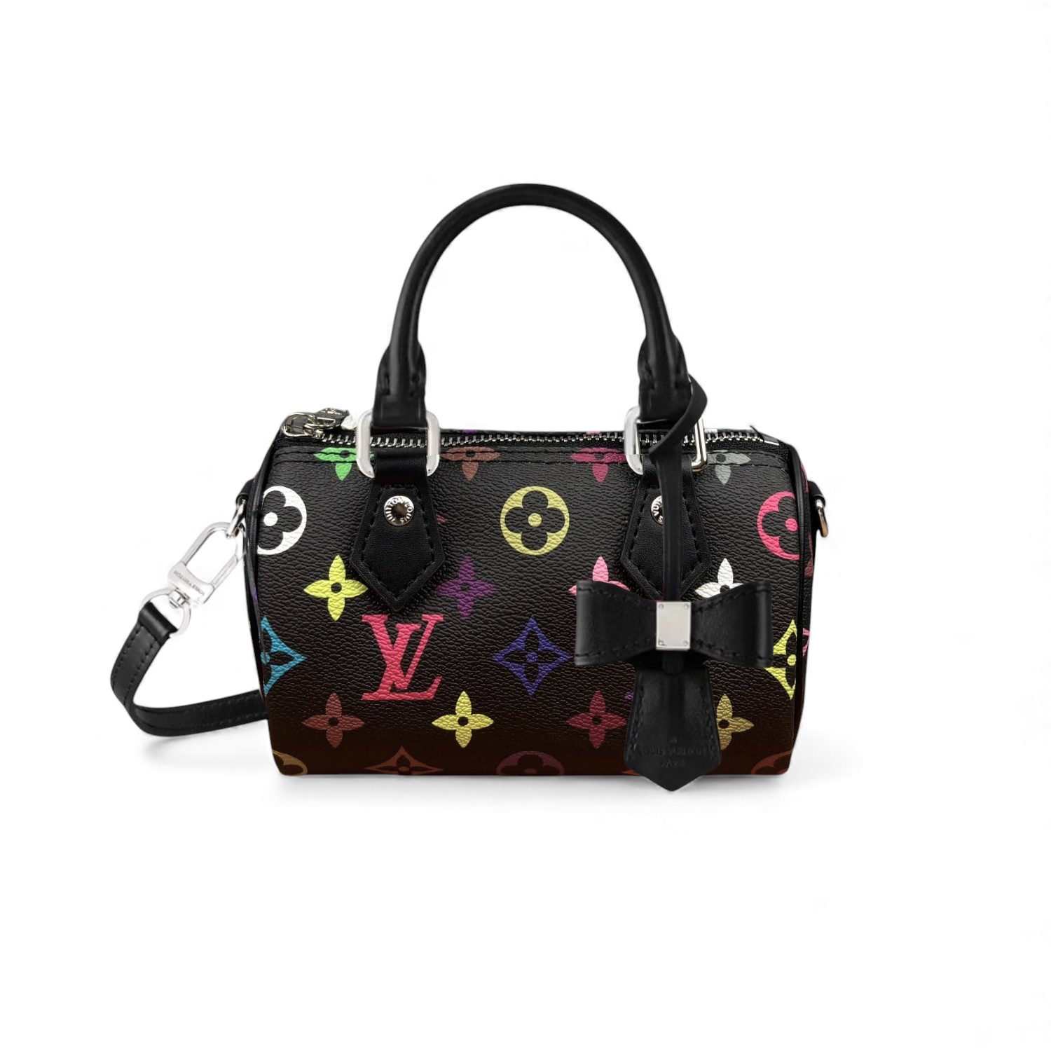 L0vis Vvtt0n LV x TM Nano Speedy Bag Multicolore Noir For Women 6.3in/16cm M13406