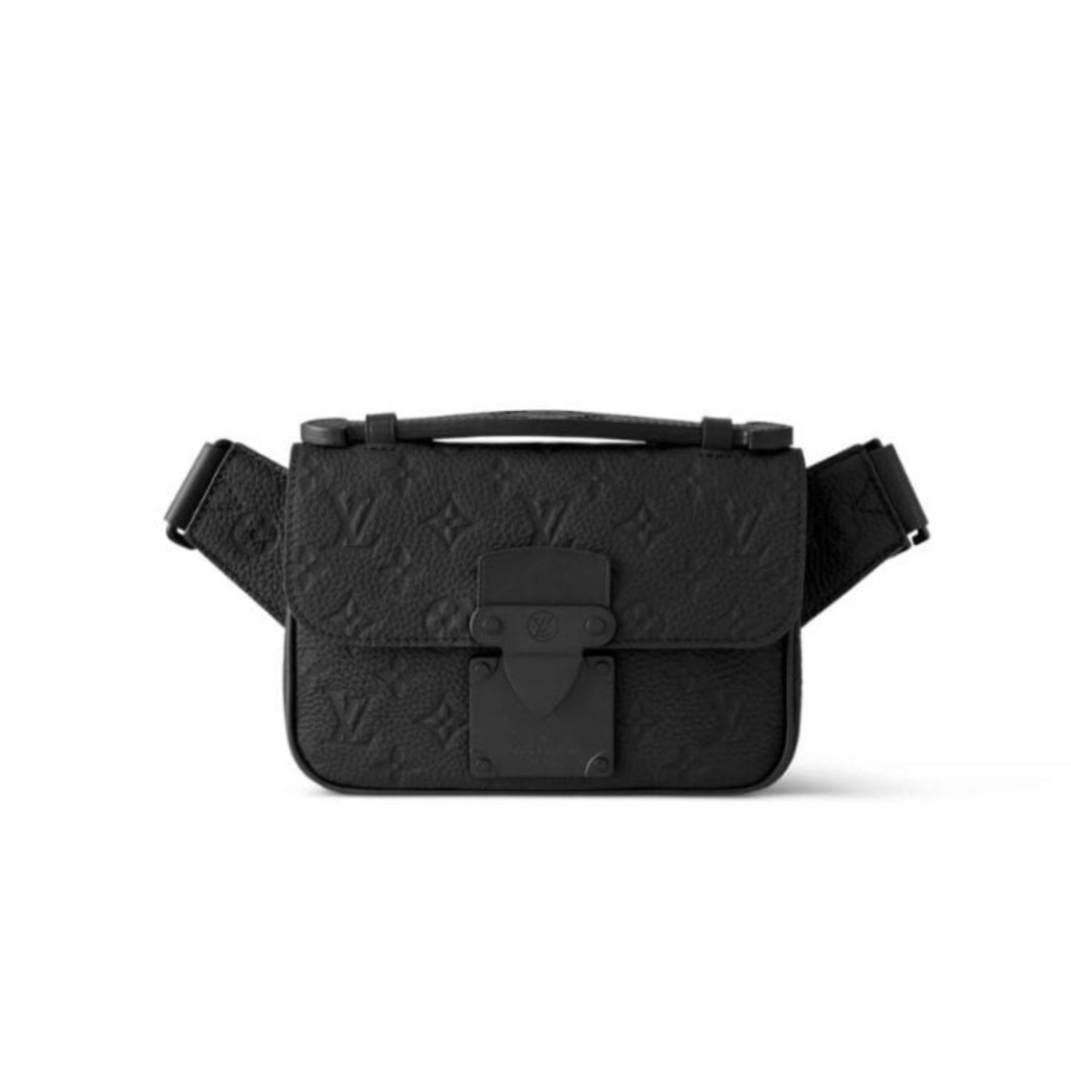 L0vis Vvtt0n S Lock Sling Bag Black For Men, Men’s Bags 8.3in/21cm LV M58487