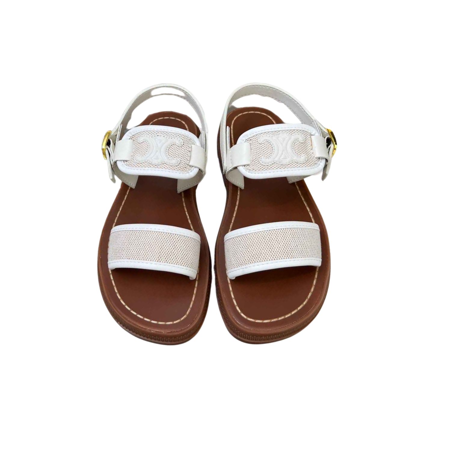 Ce1i*e Clea Triomphe Sandal White For Women