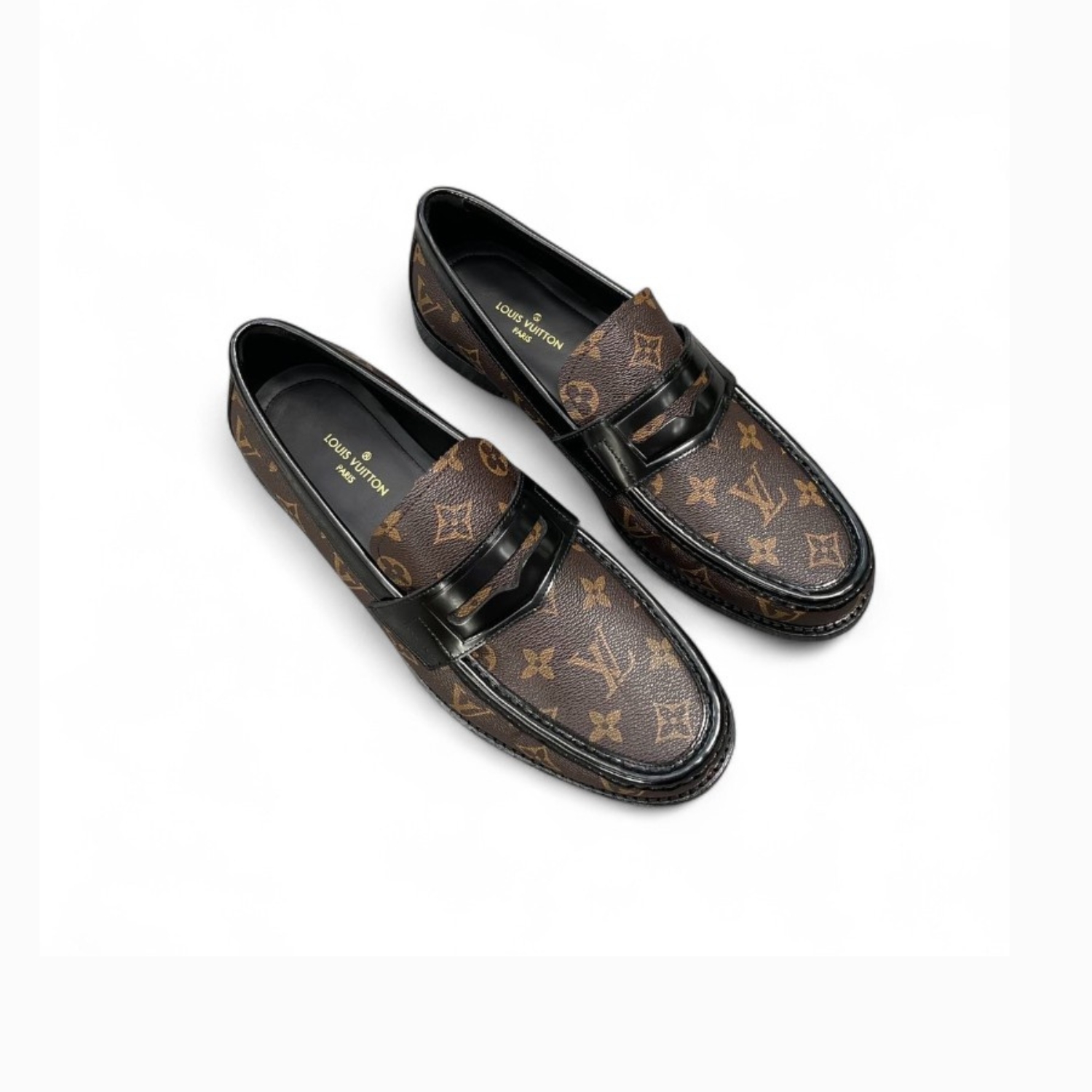 L0vis Vuittion LV Loafer Brown For Men LV 1A9093