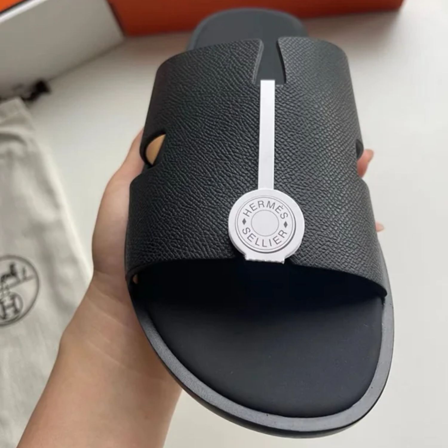 H**me5 Izmir Sandal Black For Men H041141ZH01425