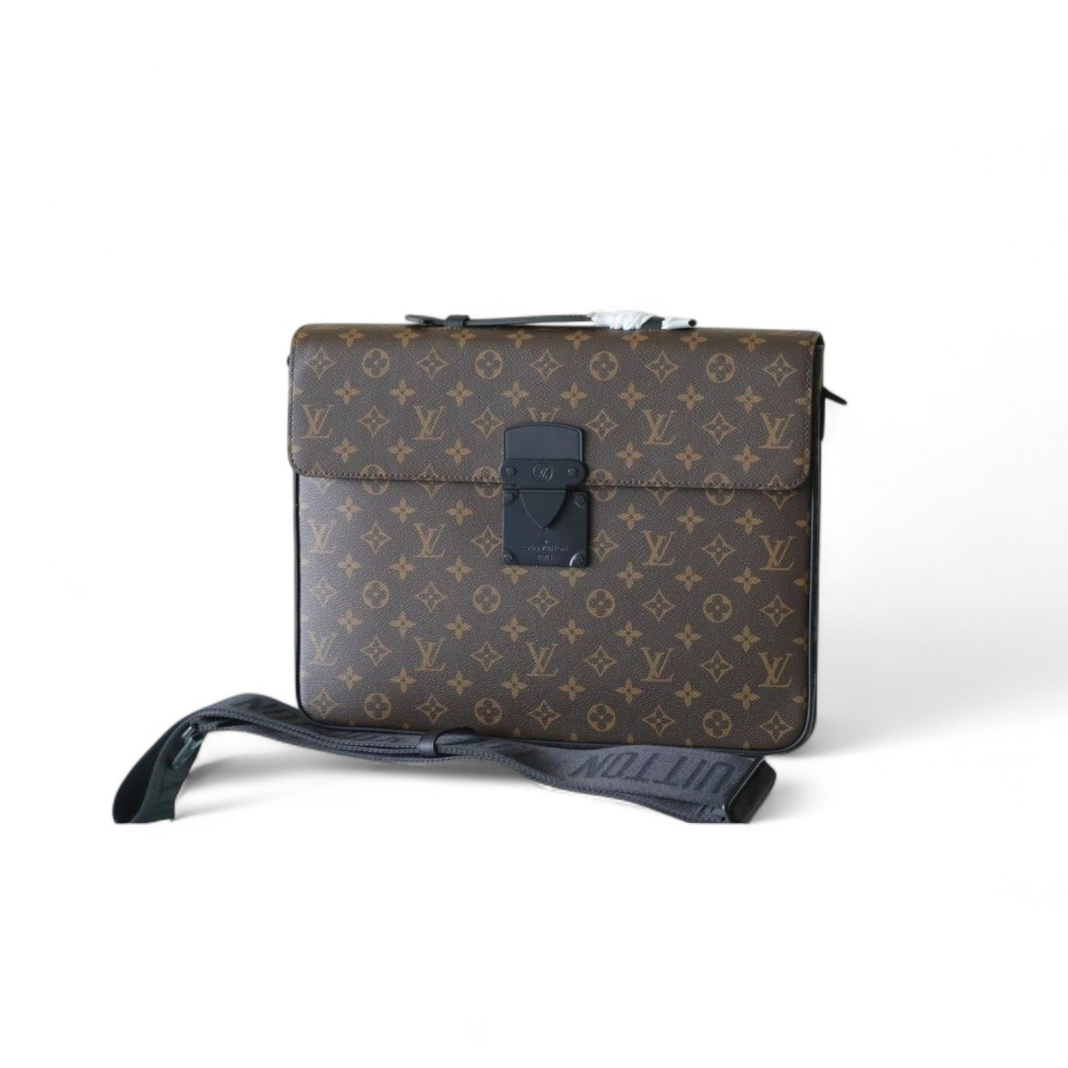L0vis Vvtt0n S-Lock Briefcase Monogram Canvas For Men, Men’s Bags, Shoulder And Crossbody Bags 14.6in/37cm LV