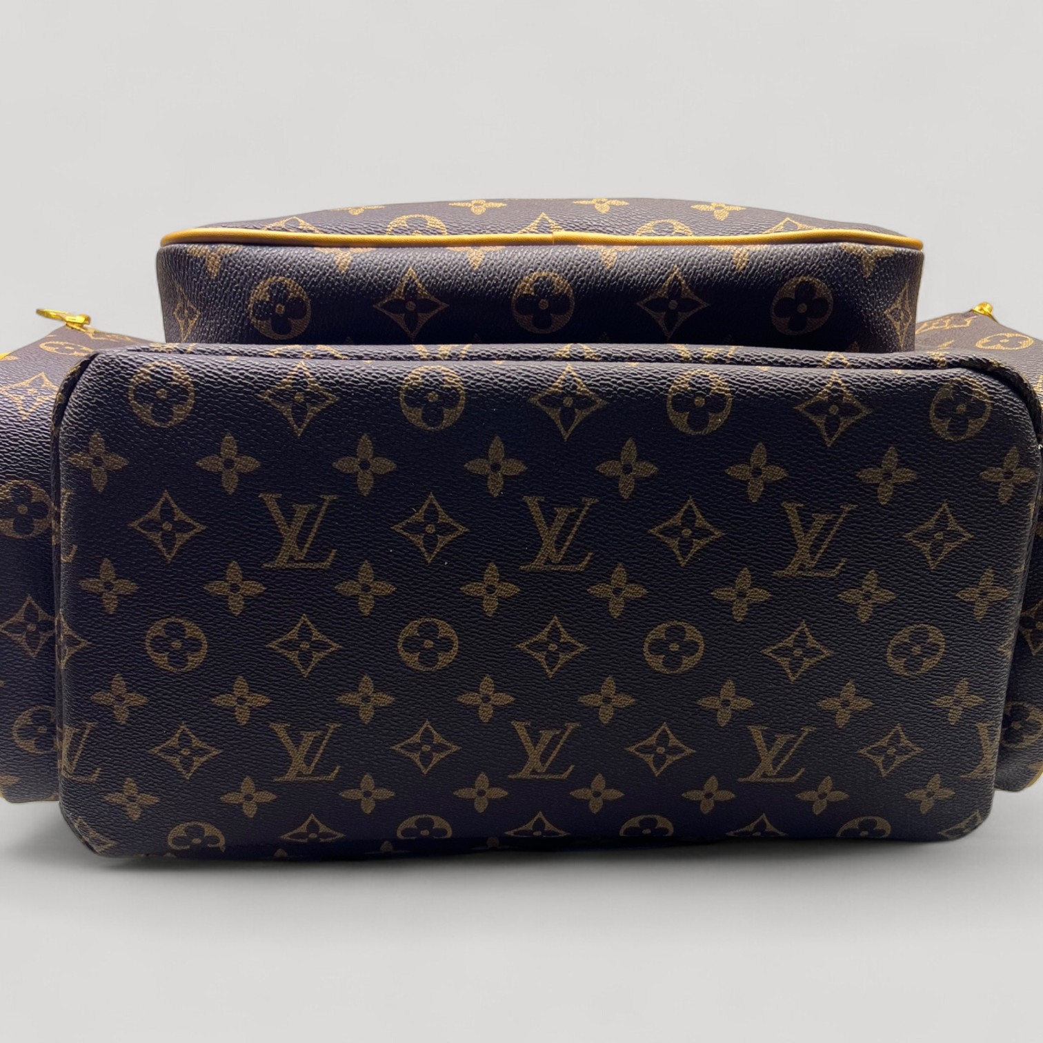 L0vis Vvtt0n Trio Backpack Monogram Canvas By Virgil Abloh For Men, Men’s Bags 44cm LV M44658