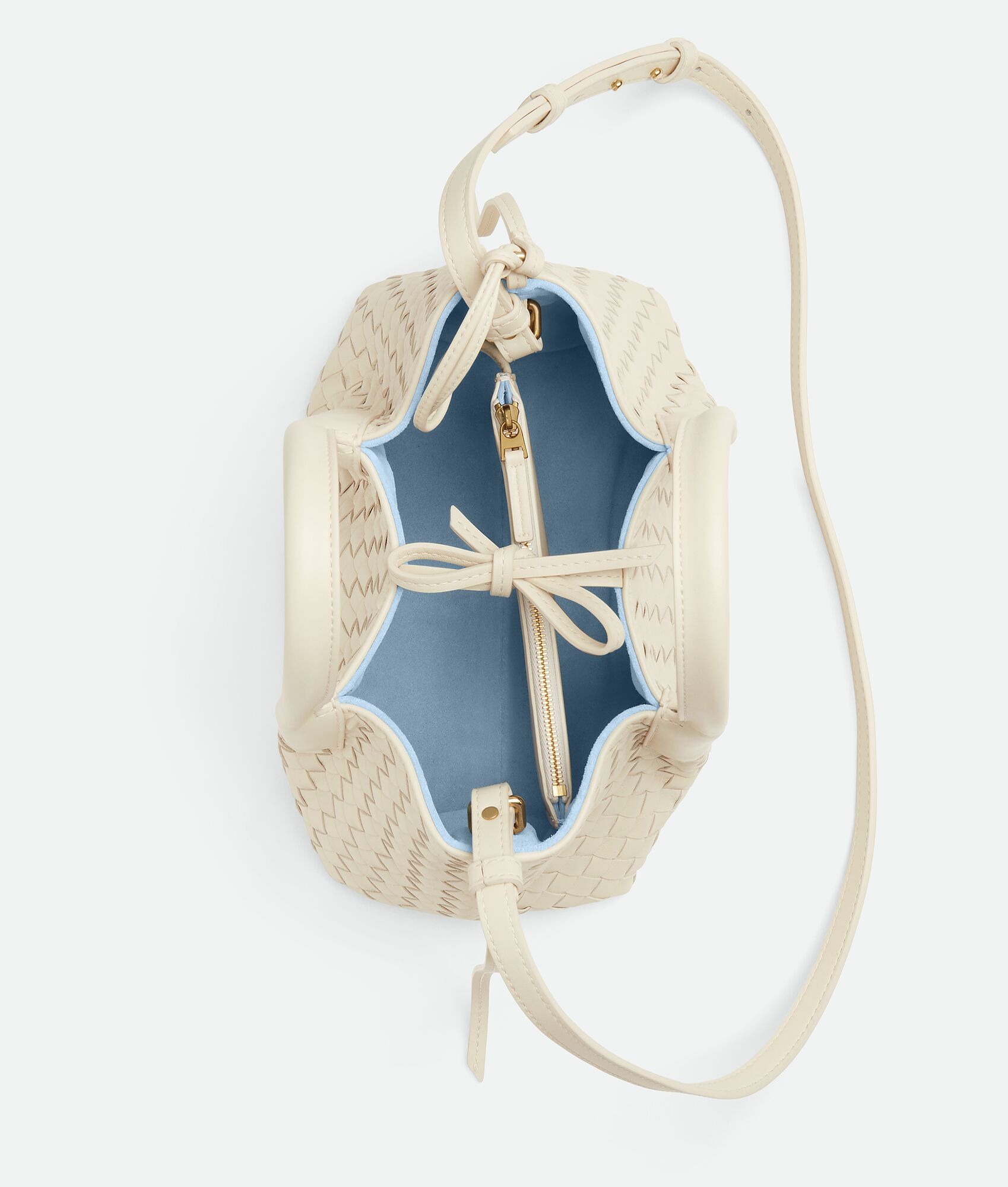 [True-to-ORIGINAL] B0tt*ga Ven*ta Small Pinacoteca Sea Salt For Women 24cm/9.4in – 819004V5AG19127