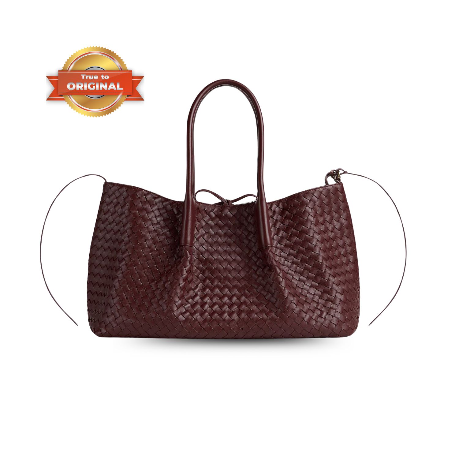 [True-to-ORIGINAL] B0tt*ga Ven*ta Medium Pinacoteca Madder Brown For Women 43cm/16.9in – 817166V5AG12102