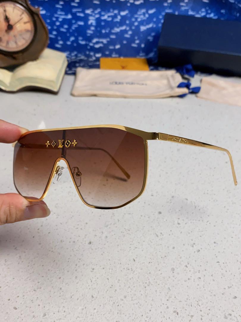 L0vis Vvtt0n LV Golden Mask Sunglasses Brown Z1717U