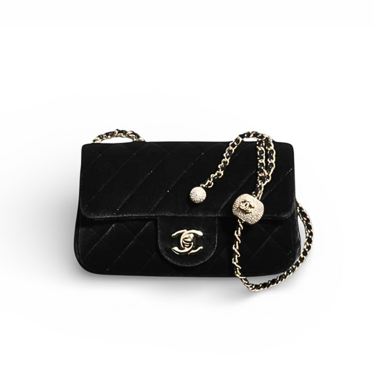 Ch**el Classic Flap Bag Black For Women 20cm/7.9in AS1787-B20826-94305