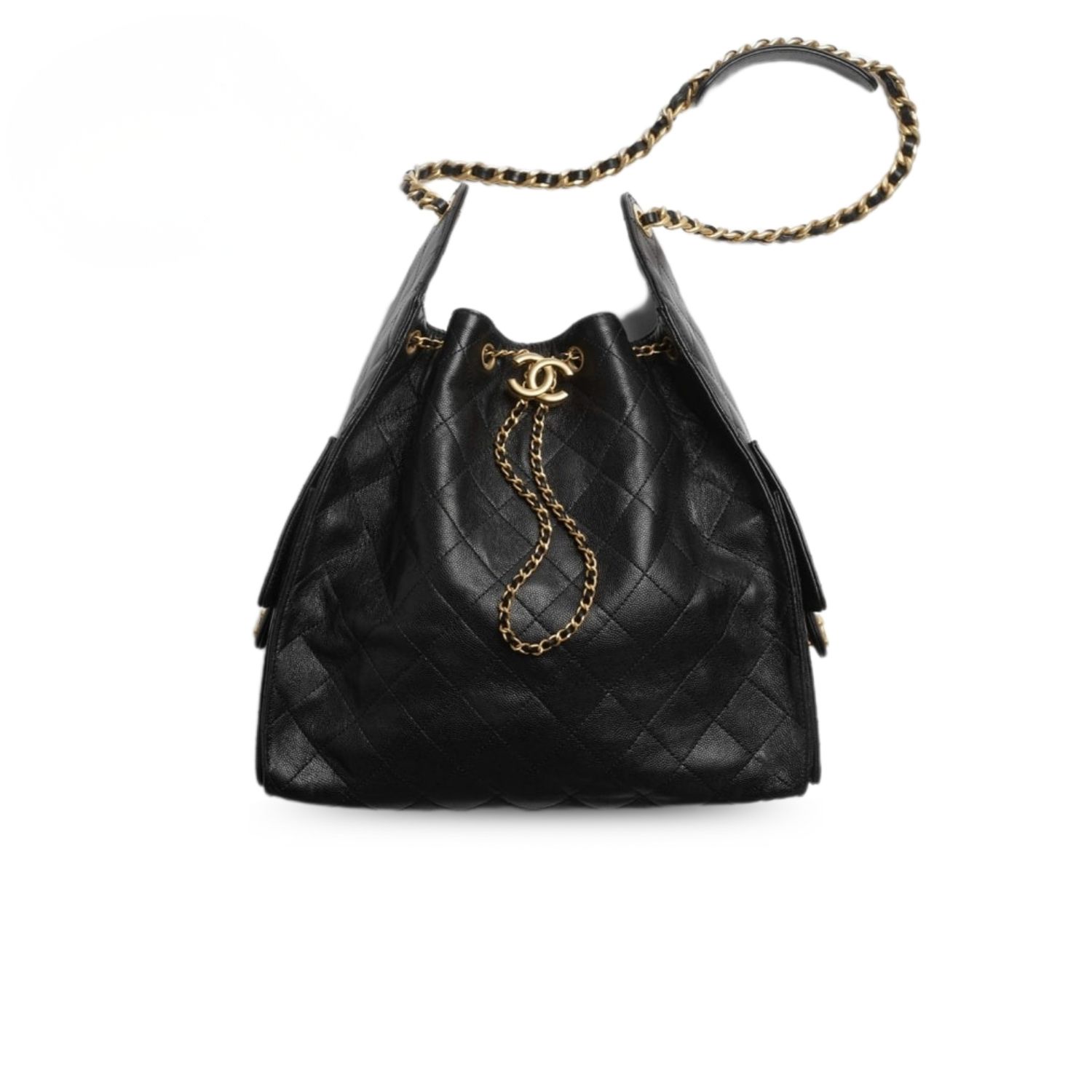 Ch**el 25 Medium Handbag Black For Women 11.8in/30cm AS5311-B20304-94305