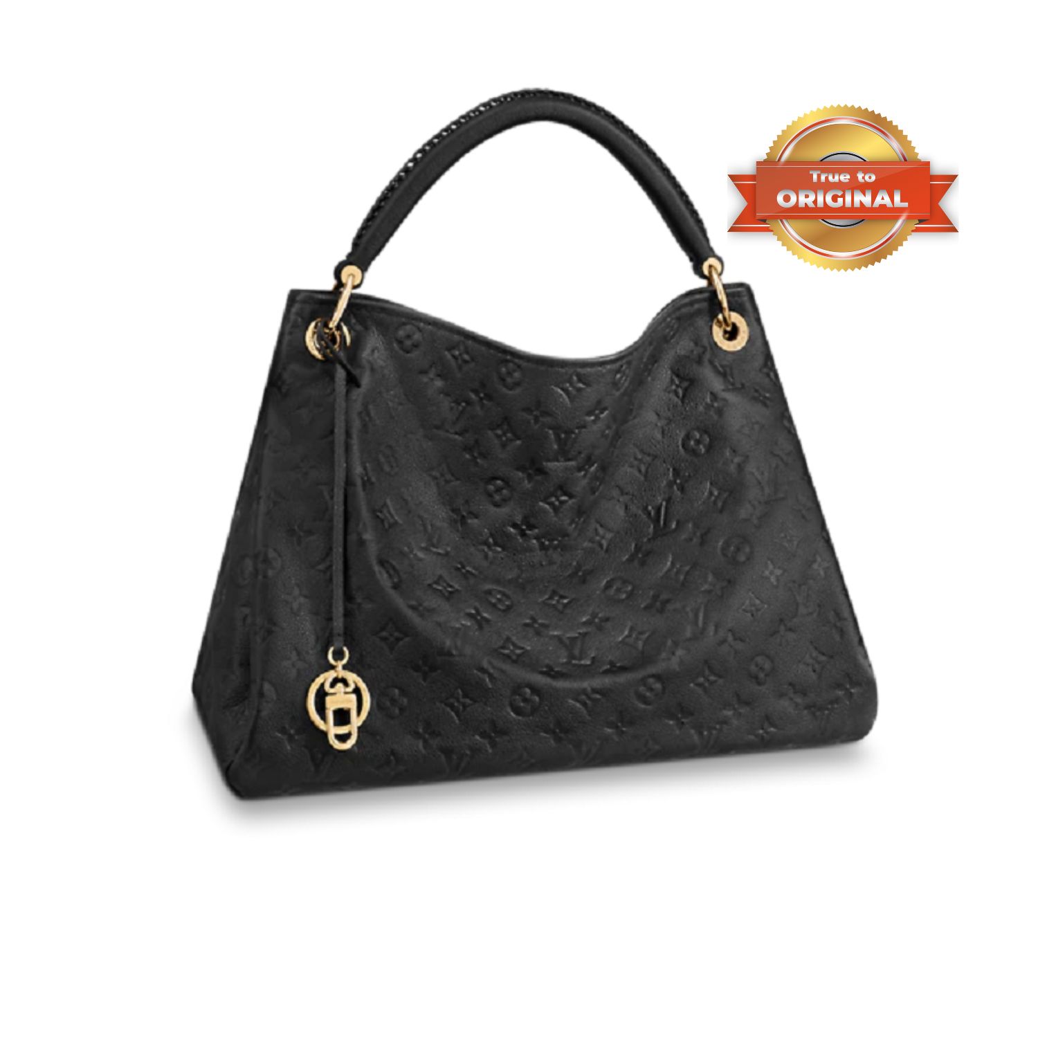[True-to-ORIGINAL] L0vis Vvtt0n Artsy MM Monogram Empreinte Black For Women Shoulder Bags 16.1in/41cm M41066