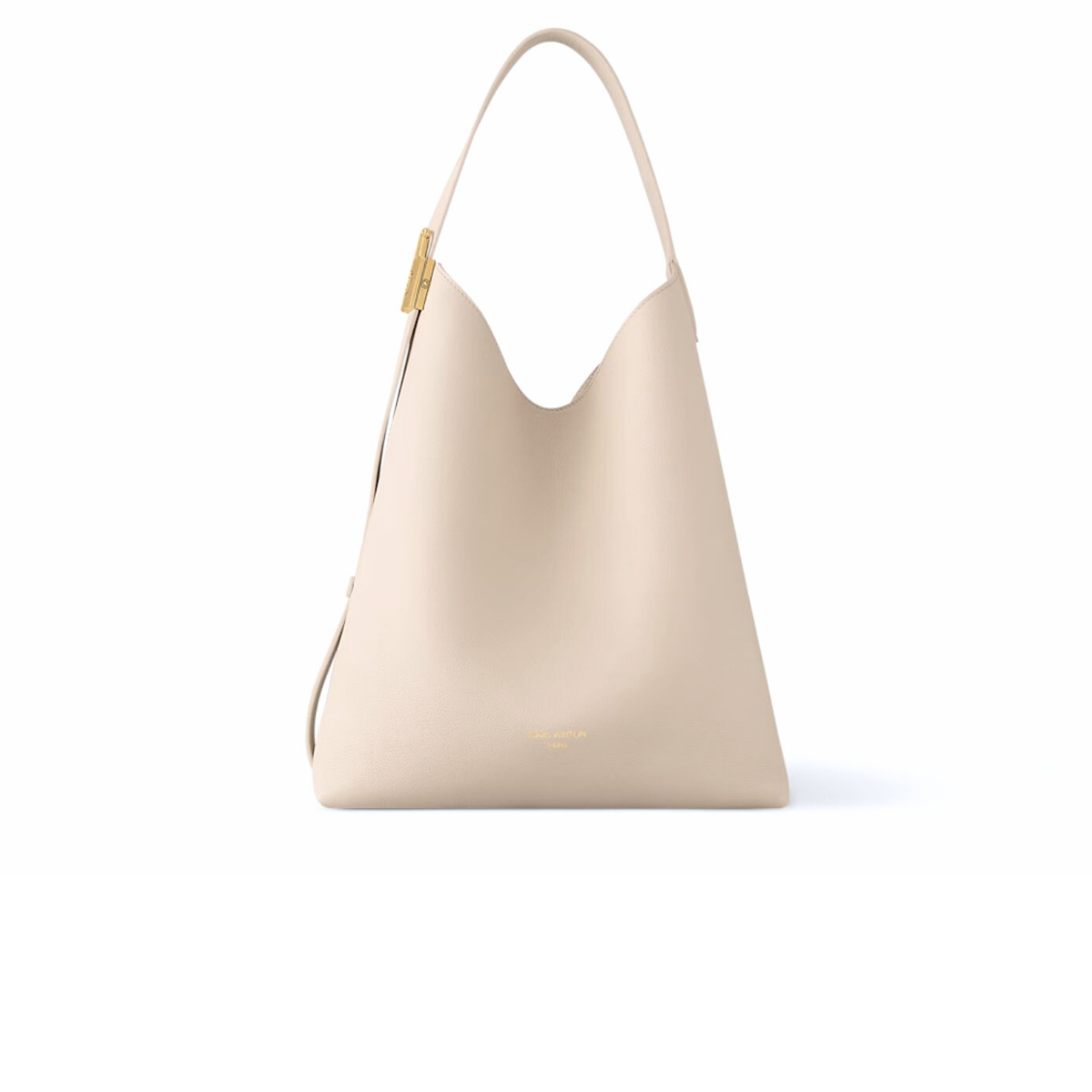 L0vis Vvtt0n Low Key Hobo MM Beige For Women M25022 12.2in/31cm