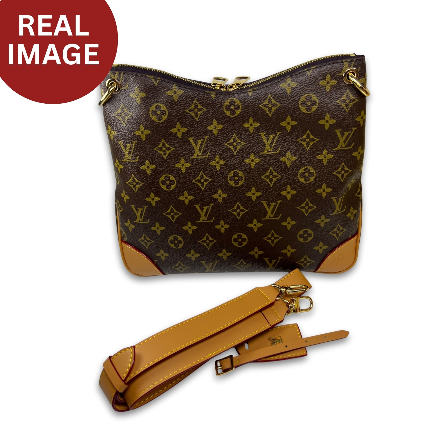 L0vis Vvtt0n Odeon MM Monogram Canvas Brown For Women 12.2in/31cm M45355