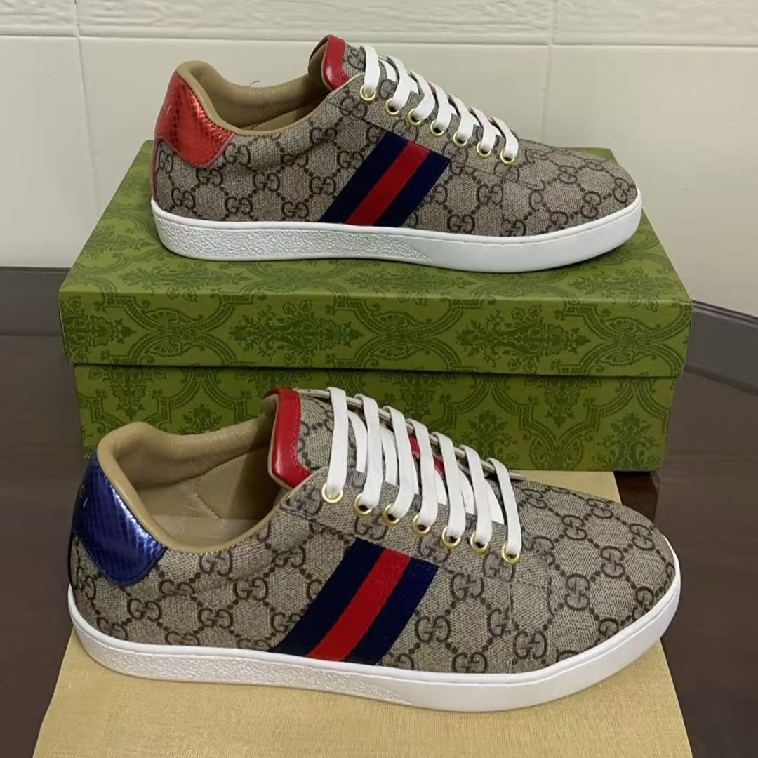 Gvc*1 Women’s Ace GG Svp*me Sneaker Brown For Women GG 499410 96G50 9768 – Size 41EU