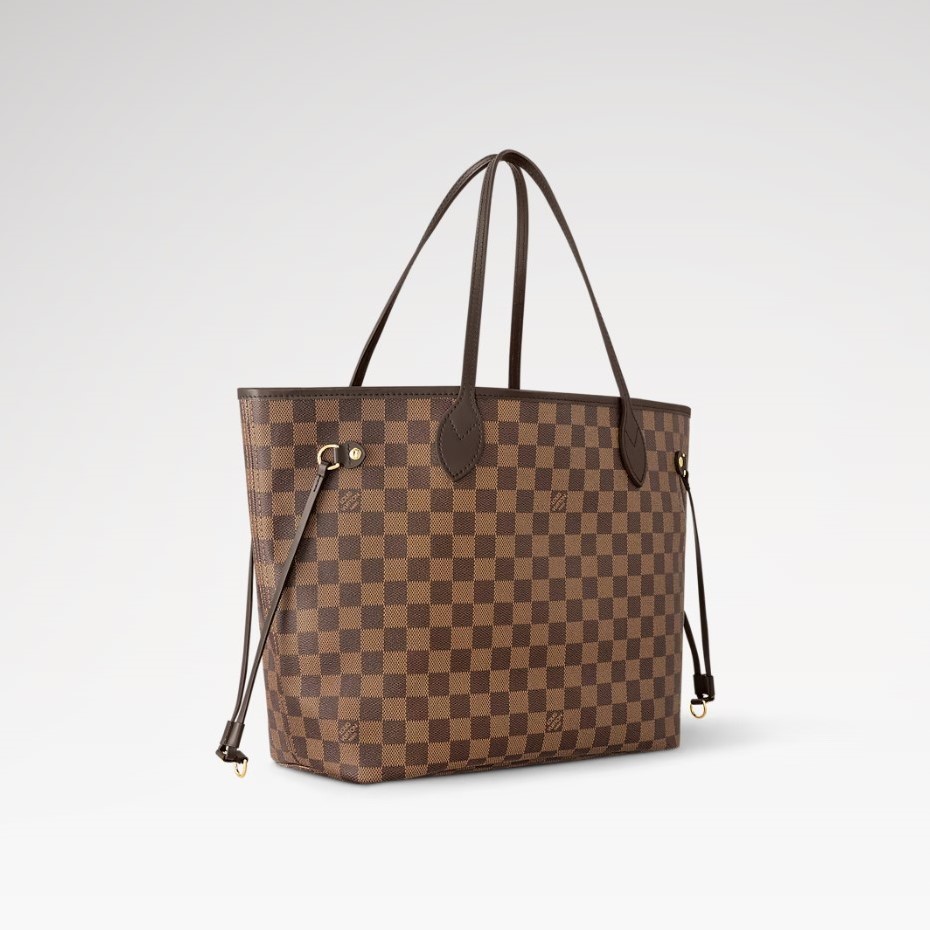 L0vis Vvtt0n Neverfull MM Tote Bag Damier Ebene Brown For Women‎ 12.2in/31cm LV N40599