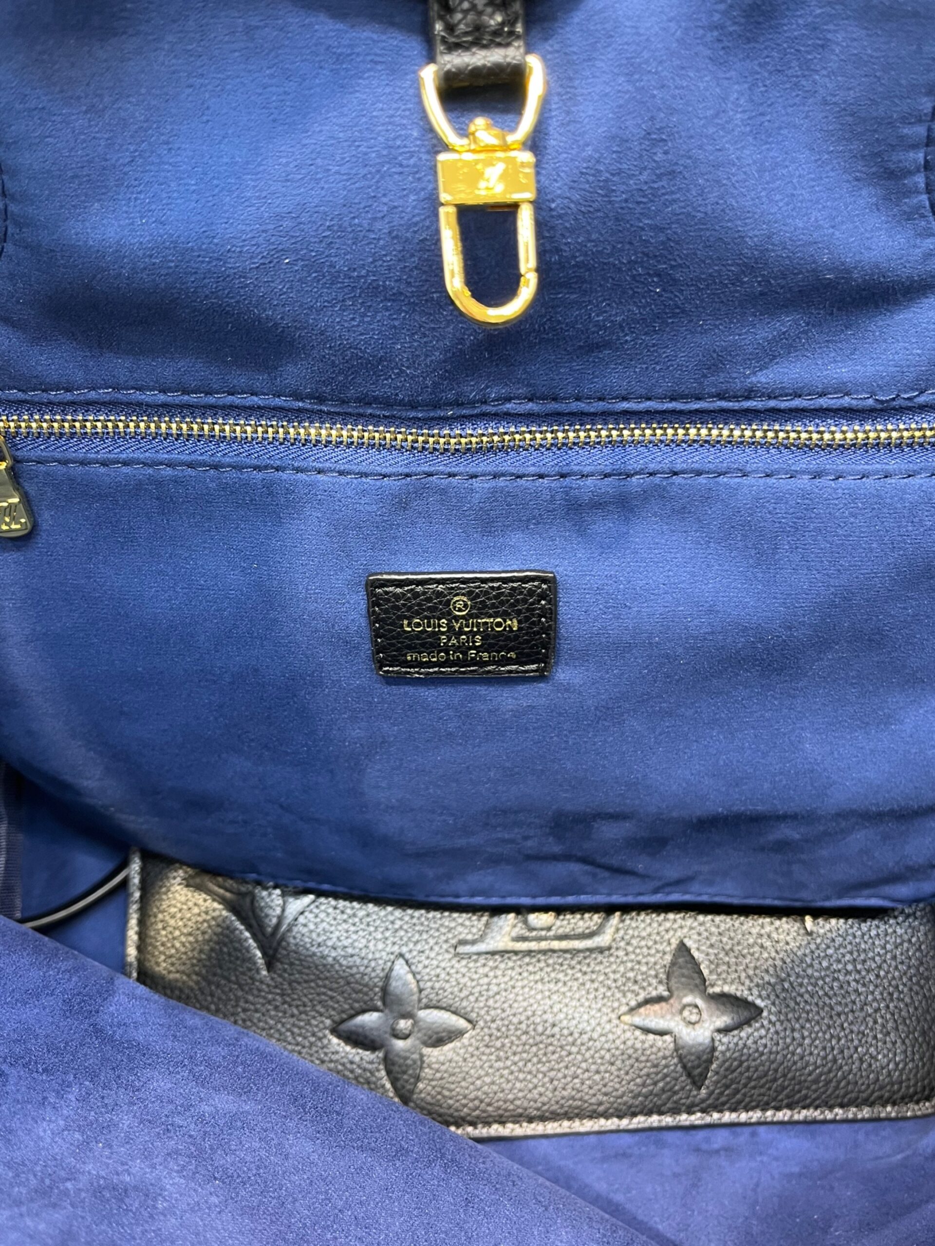 L0vis Vvtt0n Neverfull MM Tote Bag Black For Women 12.2in/31cm M45685