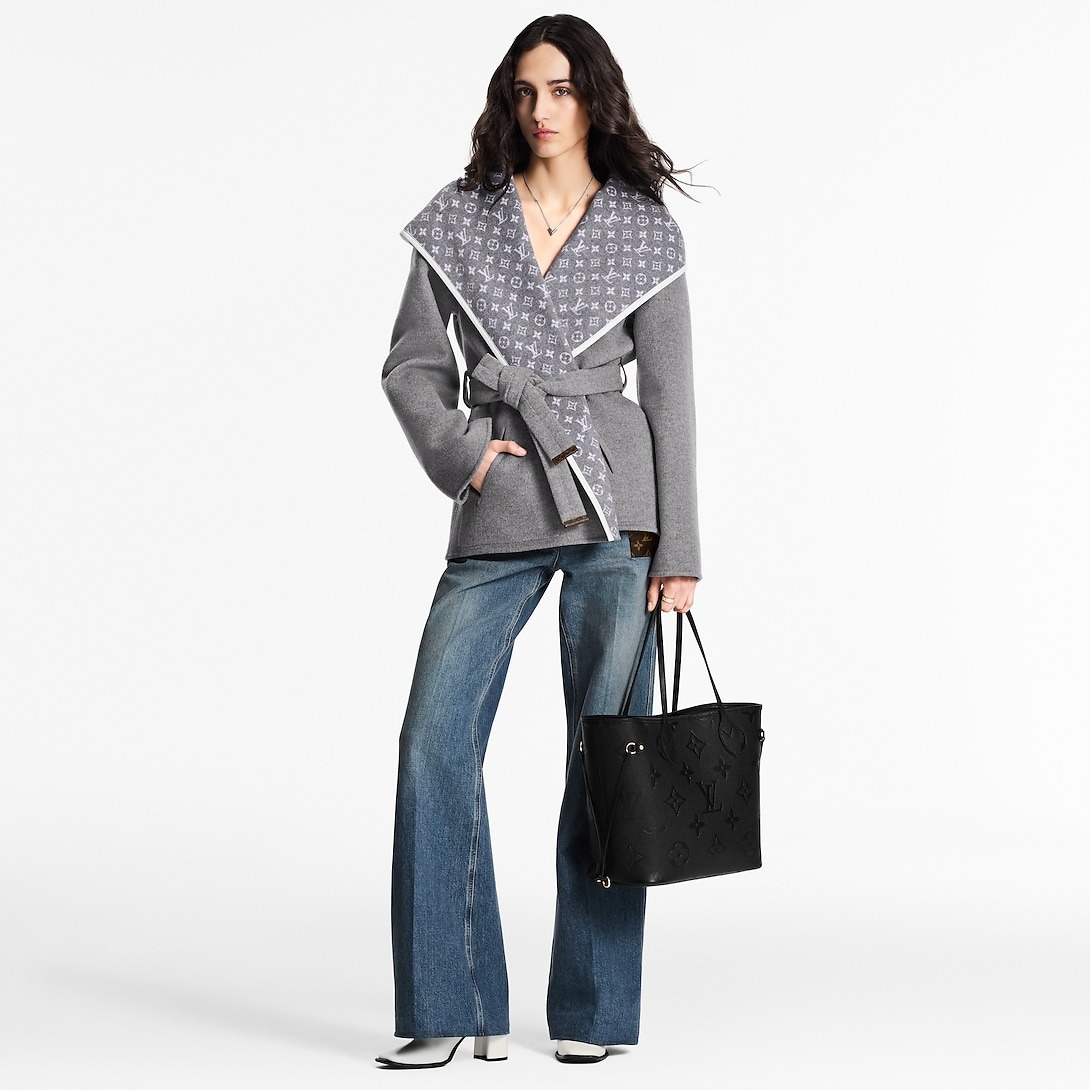 [True-to-ORIGINAL] L0vis Vvtt0n Neverfull MM Tote Bag Black For Women 12.2in/31cm M45685