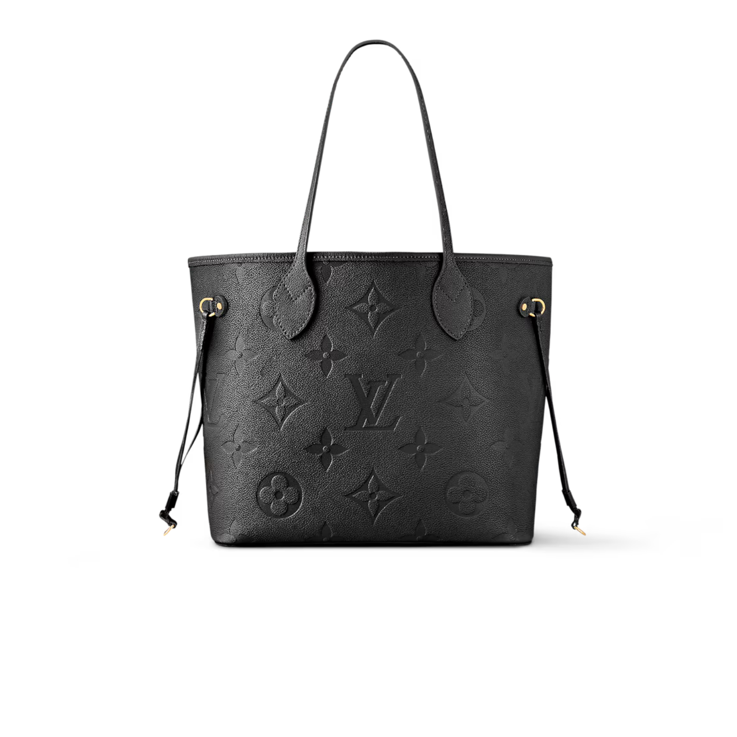 L0vis Vvtt0n Neverfull MM Tote Bag Black For Women 12.2in/31cm M45685