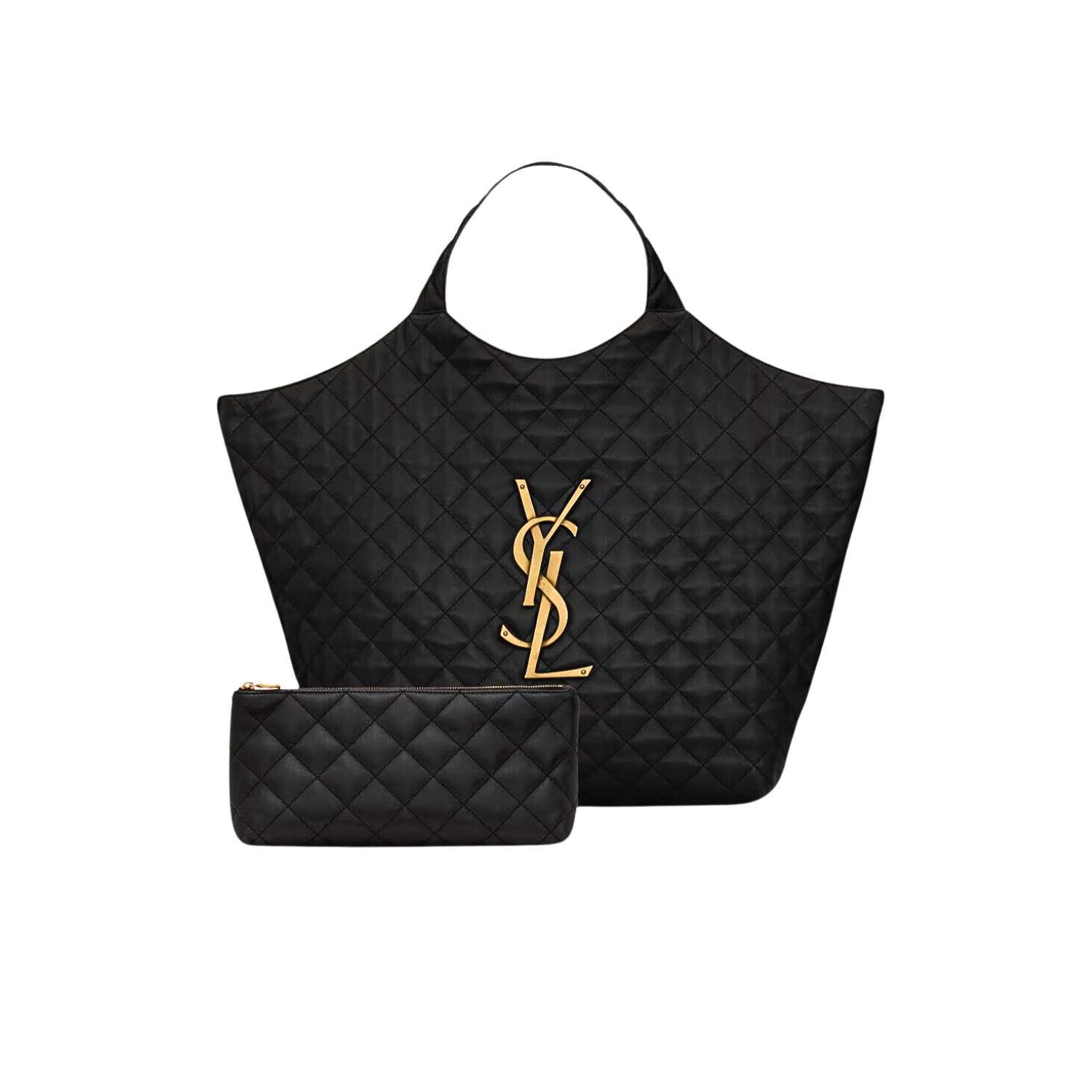 Sa1nt Lau*nt Icare Maxi Shopping Bag Black For Women 16.9in/43cm 698651AAANG1000