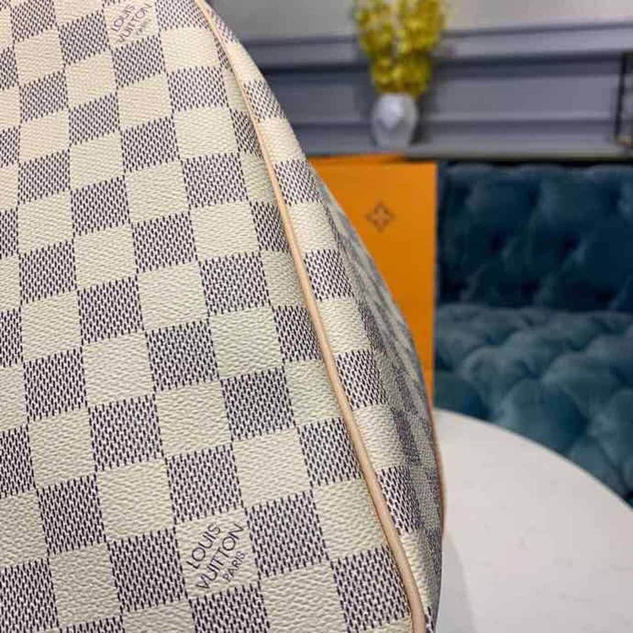 L0vis Vvtt0n Keepall Bandouliere 55 Damier Azur Canvas, Travel Bags 21.7in/55cm LV N41429