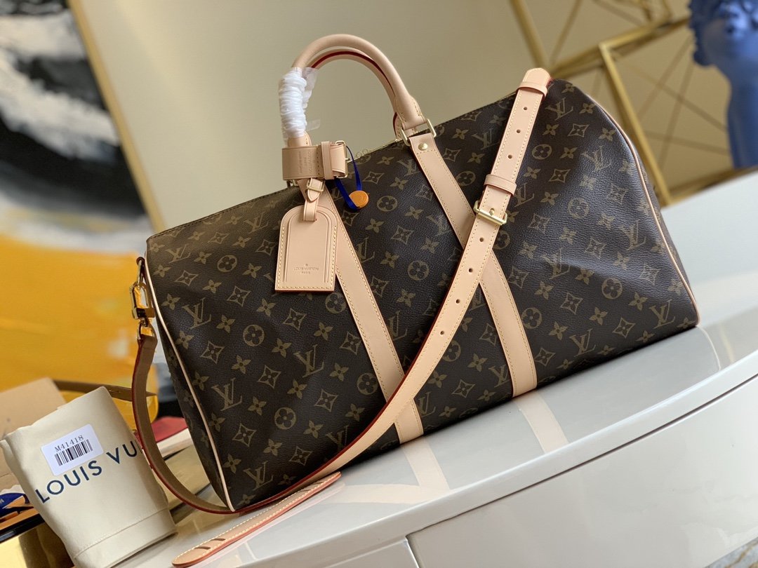 L0vis Vvtt0n Keepall Bandouliere 45 Monogram Canvas 17.7in/45cm LV M41418