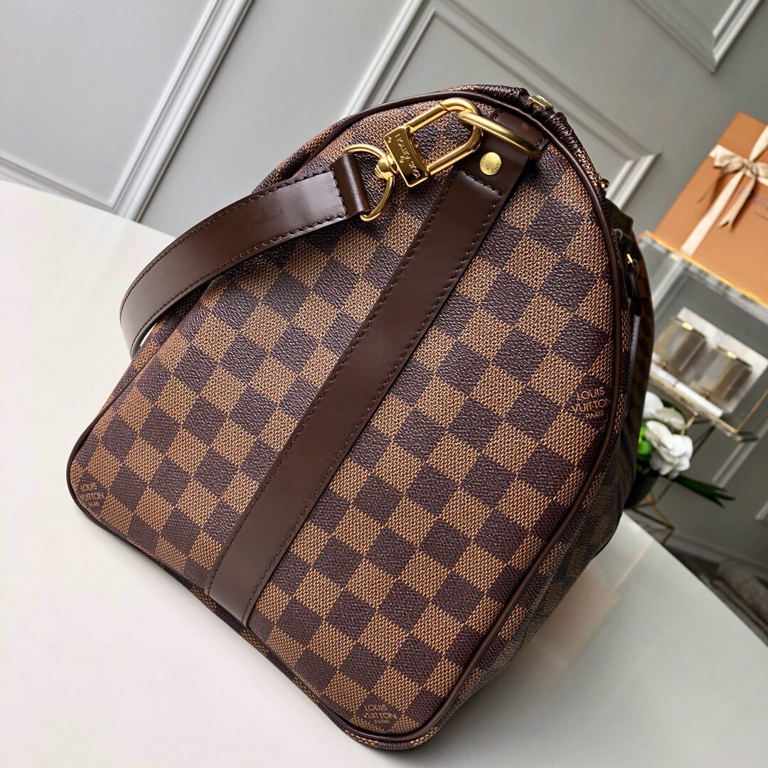 L0vis Vvtt0n Keepall Bandoulière 45 Damier Ebene Canvas 17.7in/45cm LV N41428