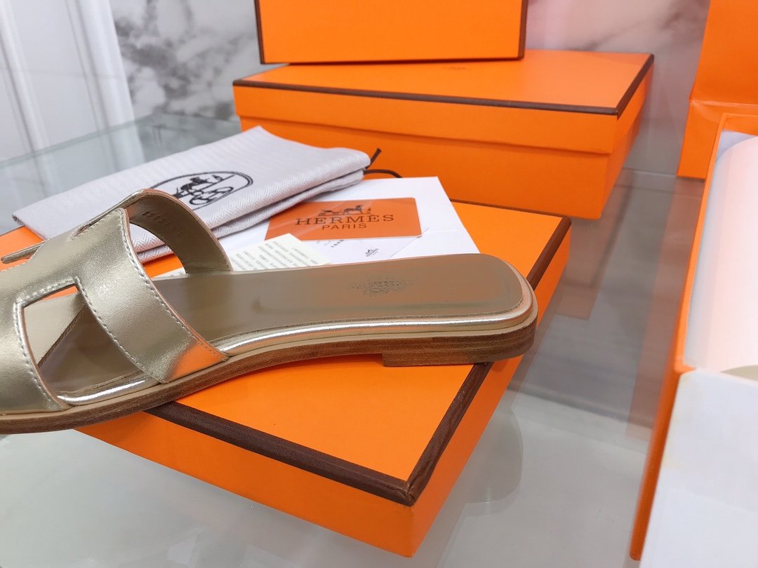 H**me5 Oran Sandal Gold For Women, Women’s Shoes H122086Z