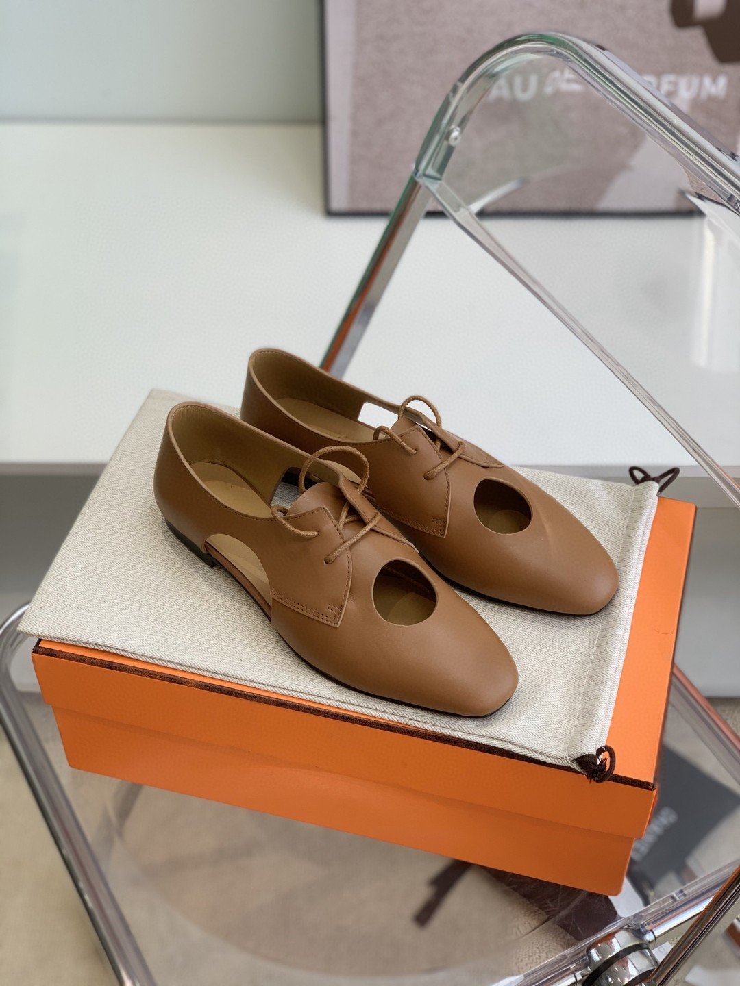 H**me5 Epoca Oxford Shoe Brown For Women, Women’s Shoes H221024Z