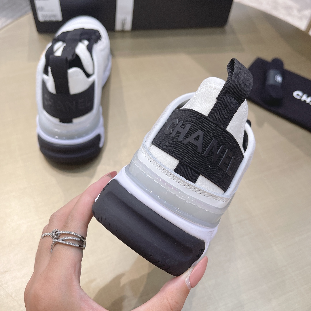 Ch**el Sneakers Beige For Women, Women’s Shoes 0.4in/1cm G35617