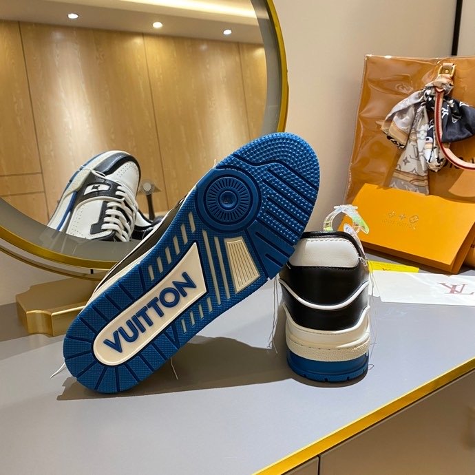L0vis Vvtt0n Trainer Sneaker Black/White Virgil Abloh For Men LV