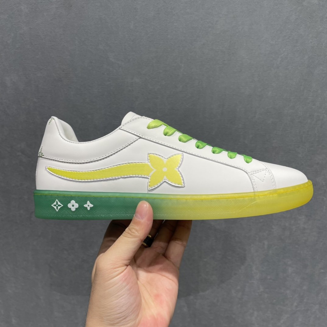 L0vis Vvtt0n Luxembourg Samothrace Sneaker Yellow For Men LV 1A9G2C