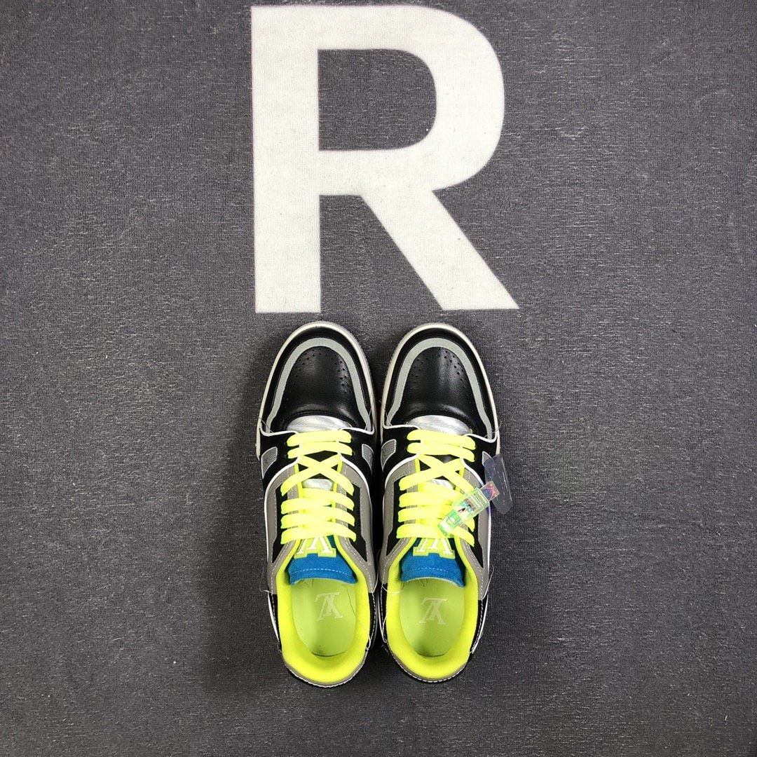 L0vis Vvtt0n Trainer Sneaker Rubber Monogram Denim Multiple Color Virgil Abloh For Men LV