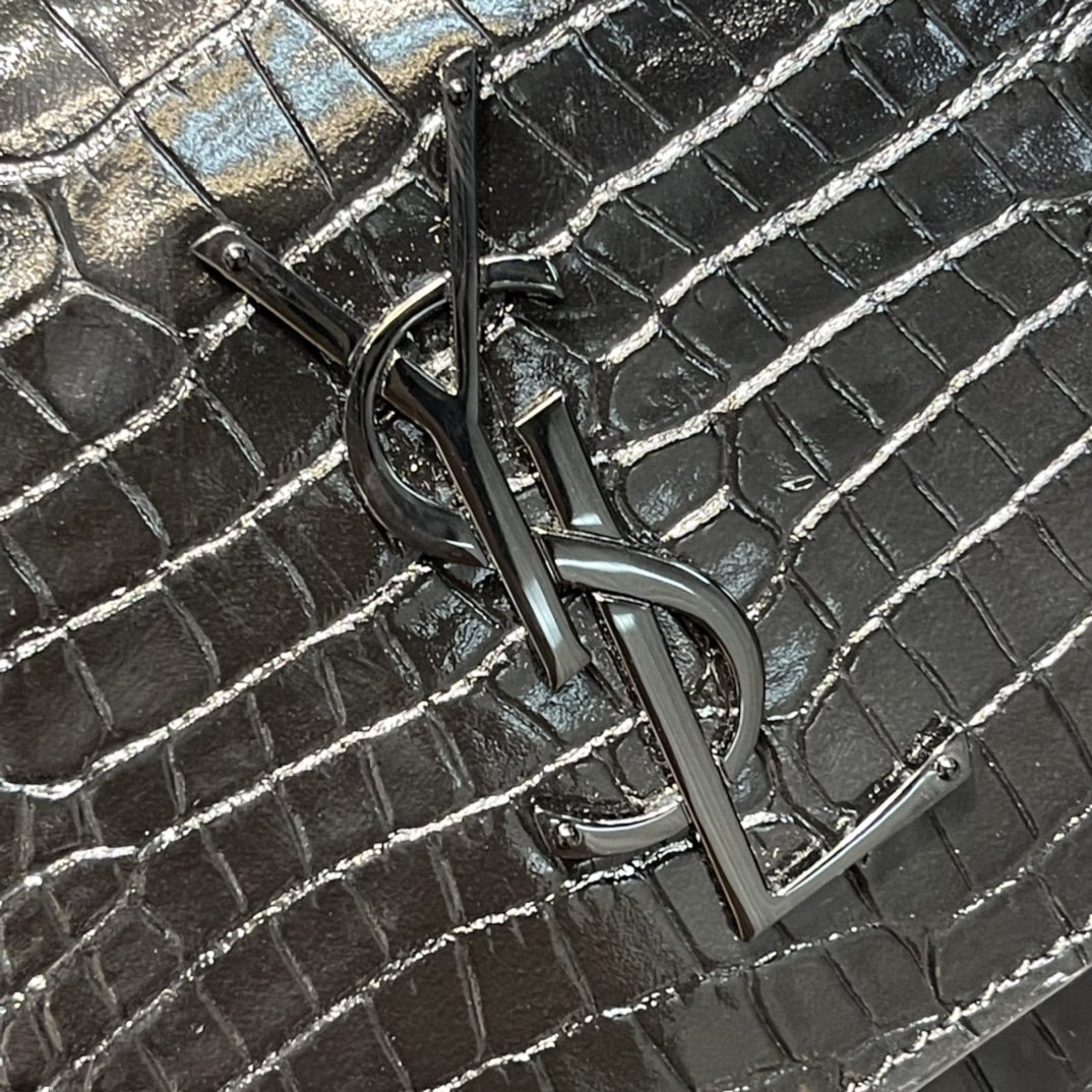 Sa1nt Lau*nt Sunset Medium Chain Bag Black For Women 8.6in/22cm Y51 442906DND0U1000