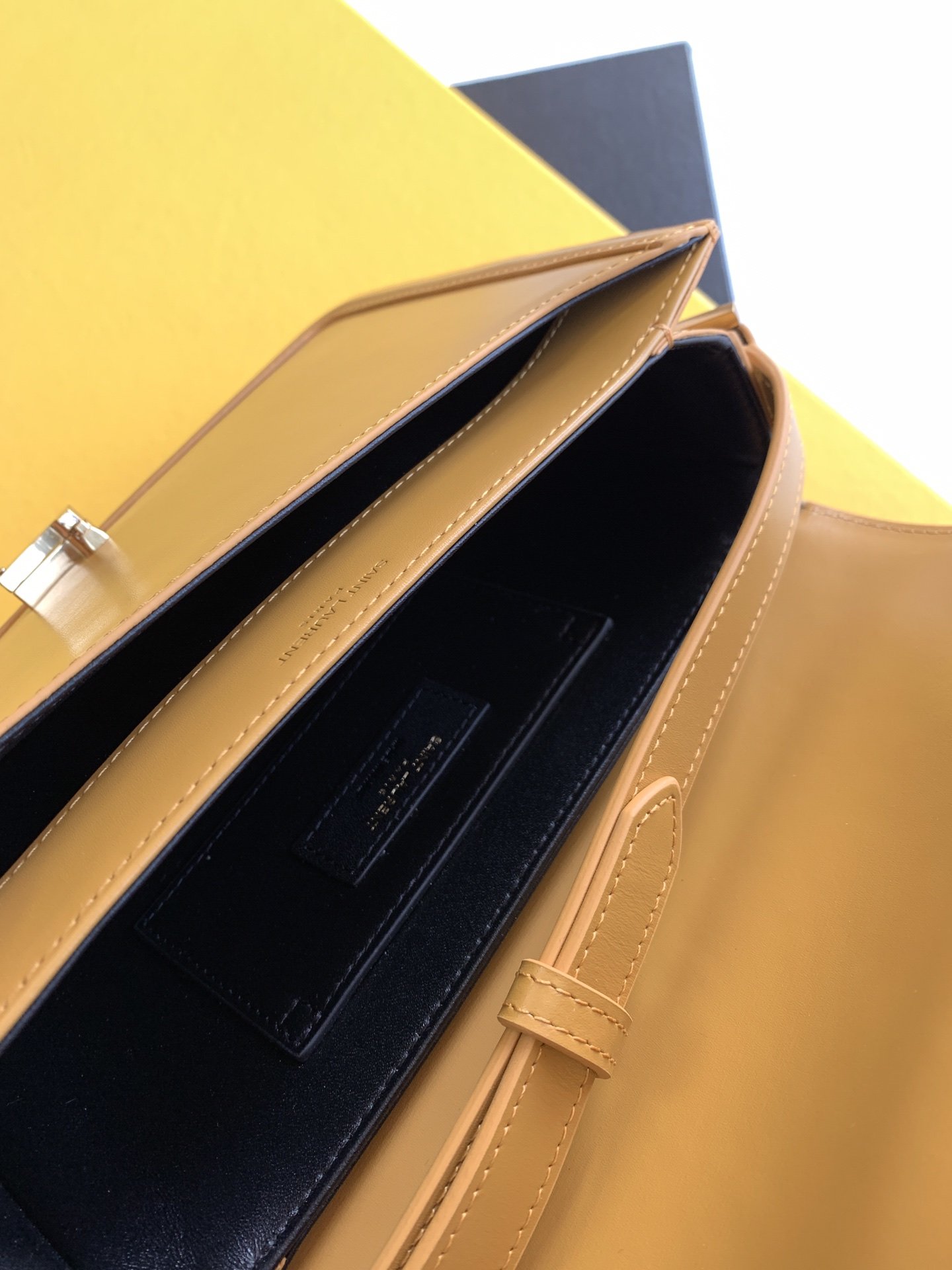 Sa1nt Lau*nt Solferino Medium Satchel Bag In Box Brown For Women 9in/23cm Y51 6343050SX0W2357