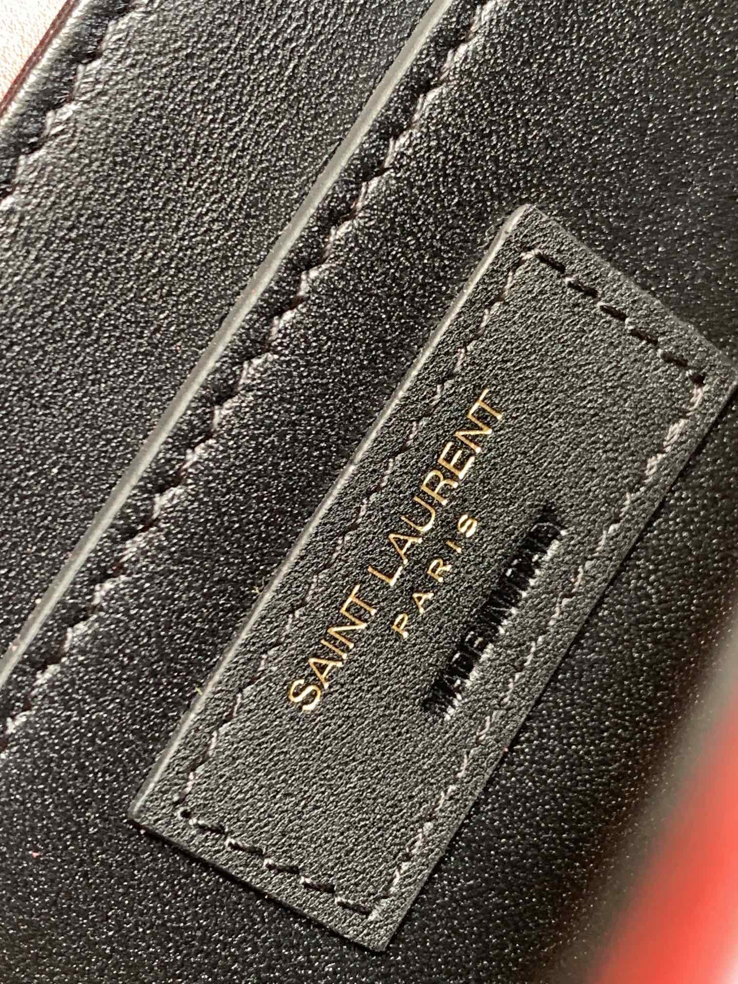 Sa1nt Lau*nt Solferino Medium Satchel Bag In Box Red With Gold Hardware For Women 9in/23cm Y51 6343050SX0W6805