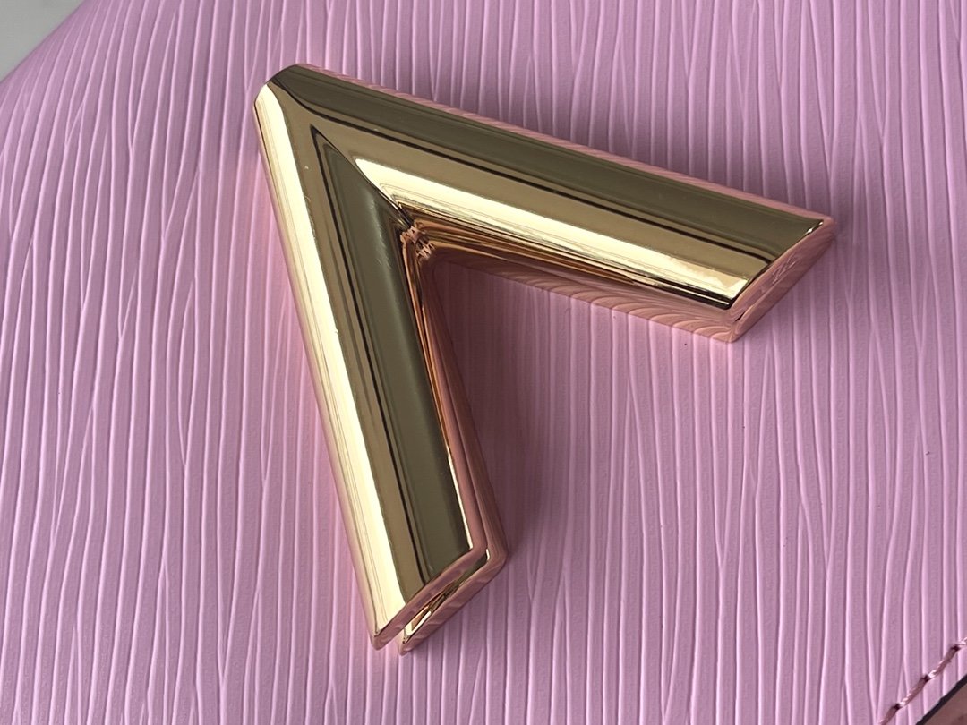 L0vis Vvtt0n Twist PM Monogram Flower Wisteria Purple For Women, Women’s Handbags, Shoulder And Crossbody Bags 9.1in/23cm LV M59405