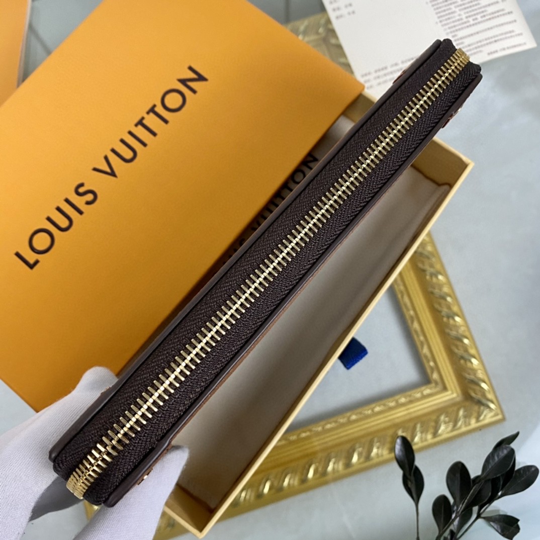 L0vis Vvtt0n Zippy Wallet Trunk Monogram Canvas For Men, Men’s Wallet 7.7in/19.5cm LV