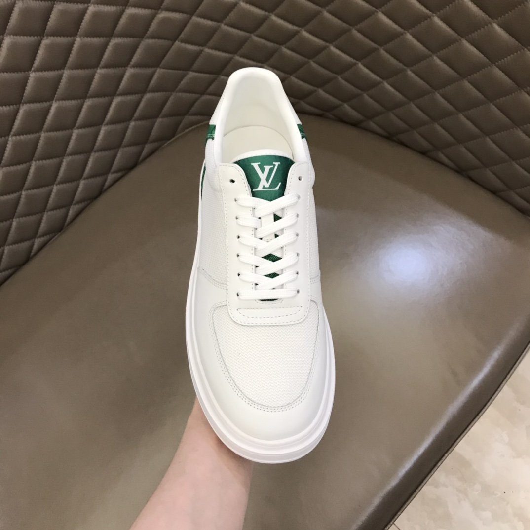 L0vis Vvtt0n Rivoli Sneaker Monogram Metallic Canvas White/Green For Men LV