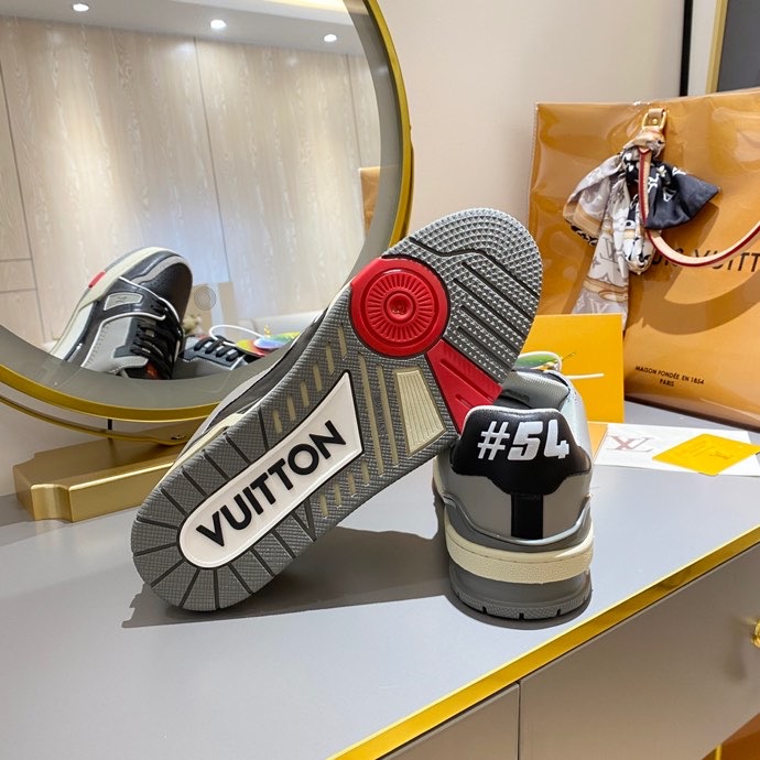 L0vis Vvtt0n Trainer Sneaker Black/Grey Virgil Abloh For Men LV