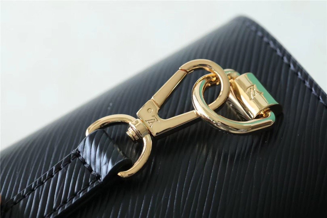 L0vis Vvtt0n Twist MM Bag, Shoulder and Cross Body Bags For Women Black / Fuchsia 9.1in/23cm LV M59885