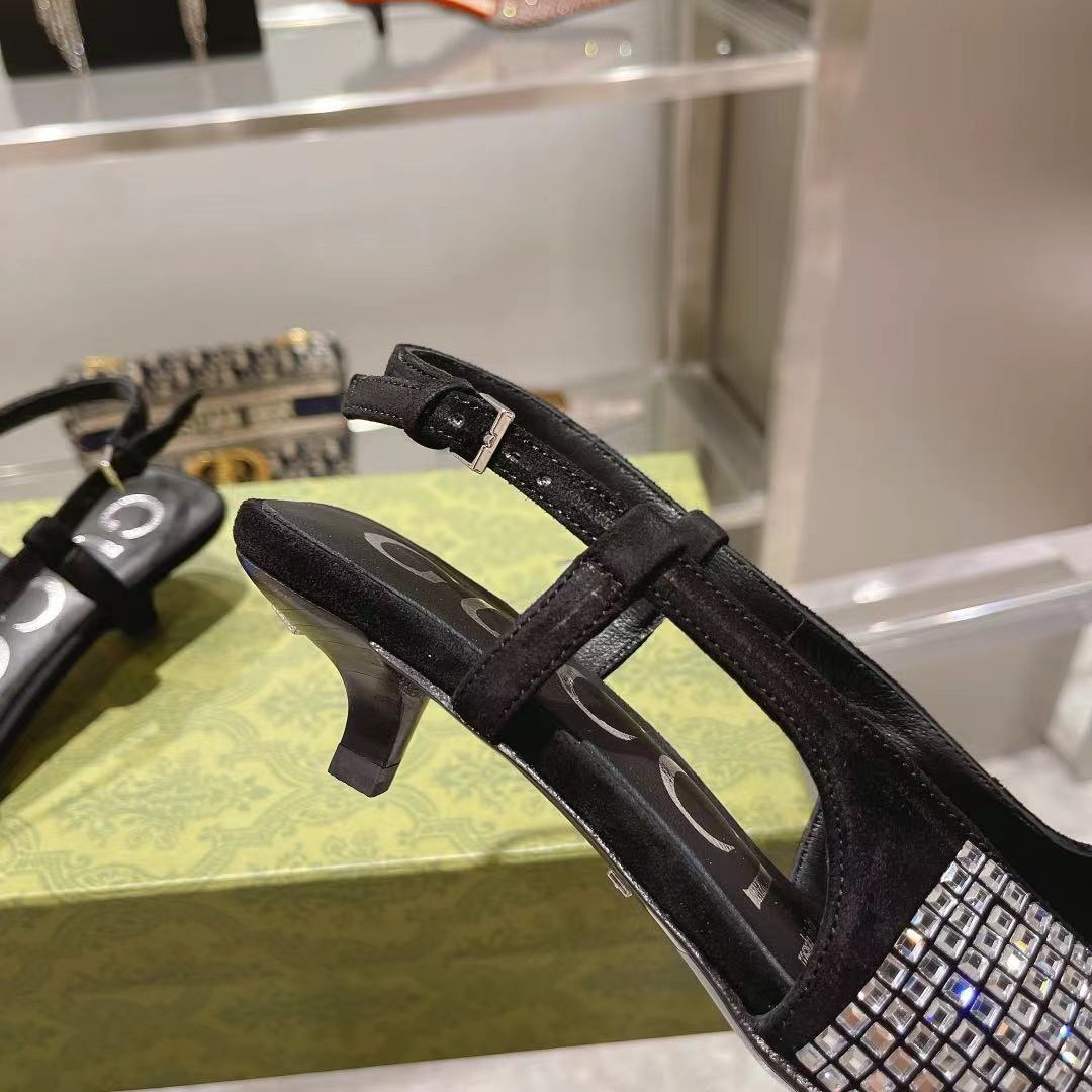 Gvc*1 Women’s GG Slingback Pump Black For Women GG