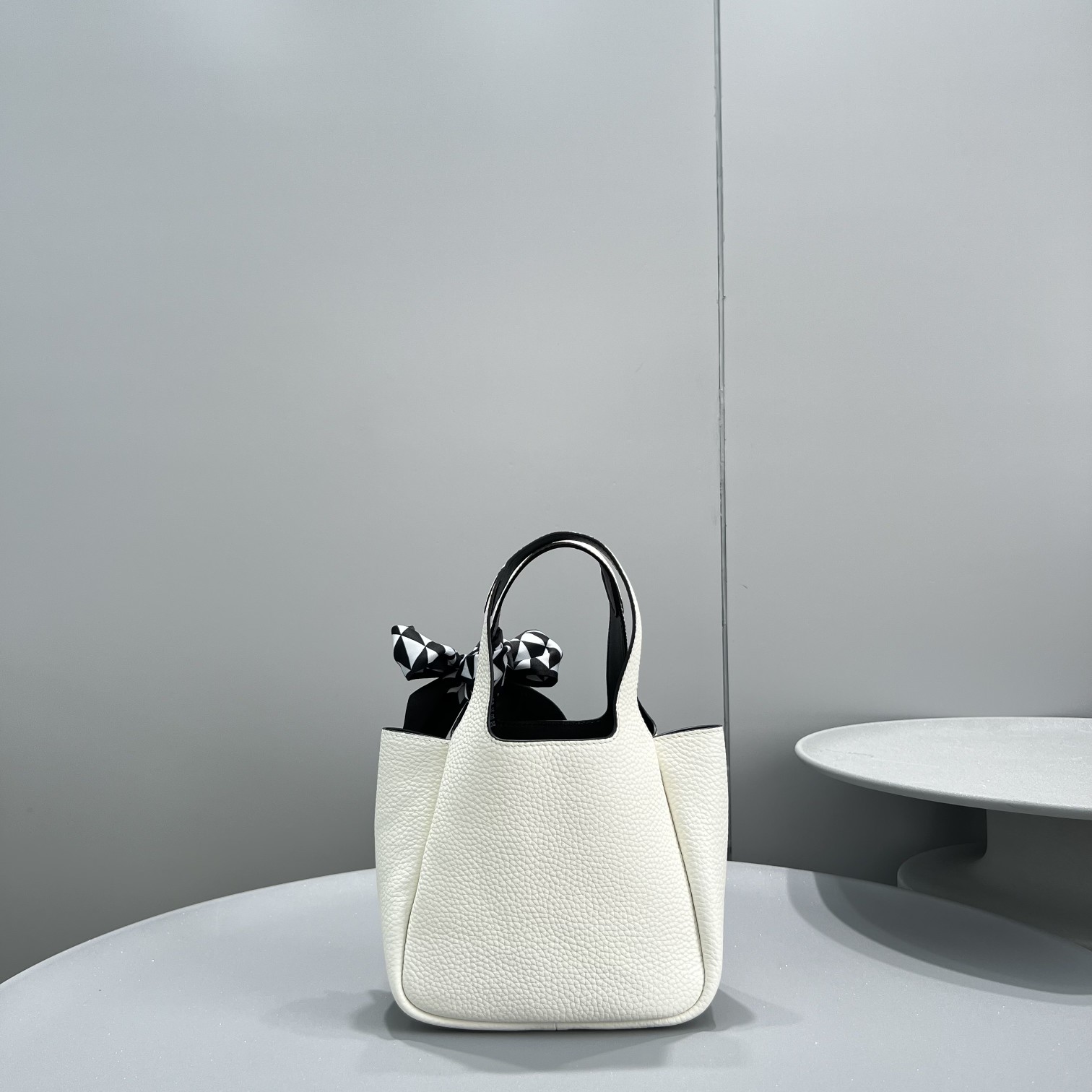 Pra*a Mini Tote White For Women, Women’s Bags 7.5in/19cm