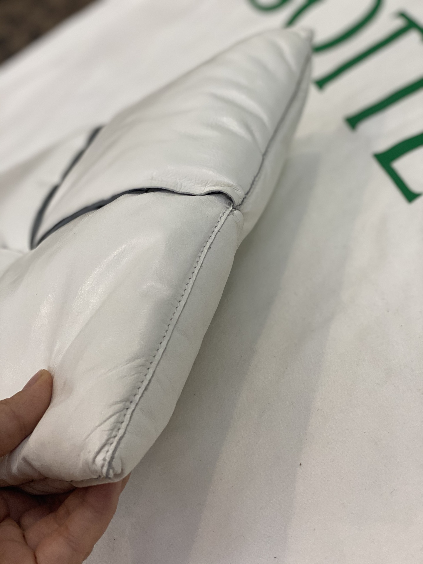 B0tt*ga Ven*ta Clutch White, For Women, Women’s Bags 11in/28cm