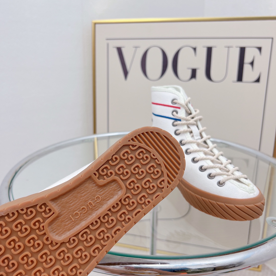 Gvc*1 Women’s Interlocking G High-Top Sneaker White For Women GG