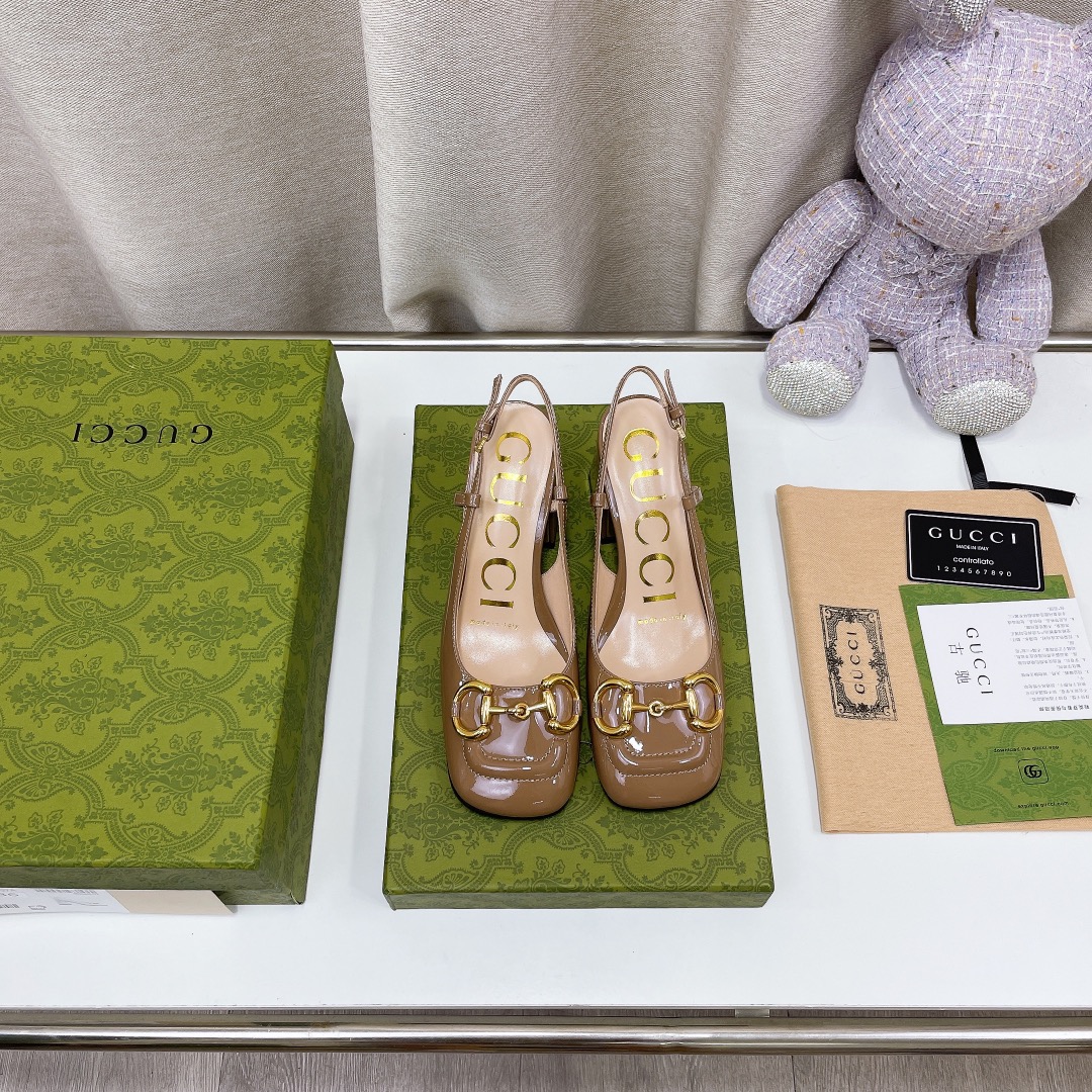 Gvc*1 Women’s Mid-Heel Slingback With Horsebit Green For Women GG