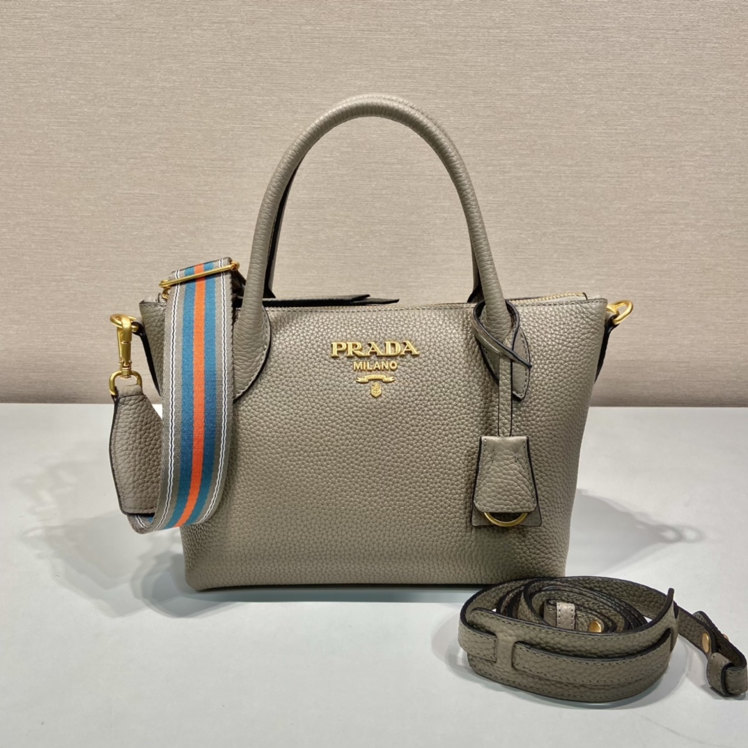 Pra*a Saffiano Mini Bag Beige For Women, Women’s Bags 9.4in/24cm