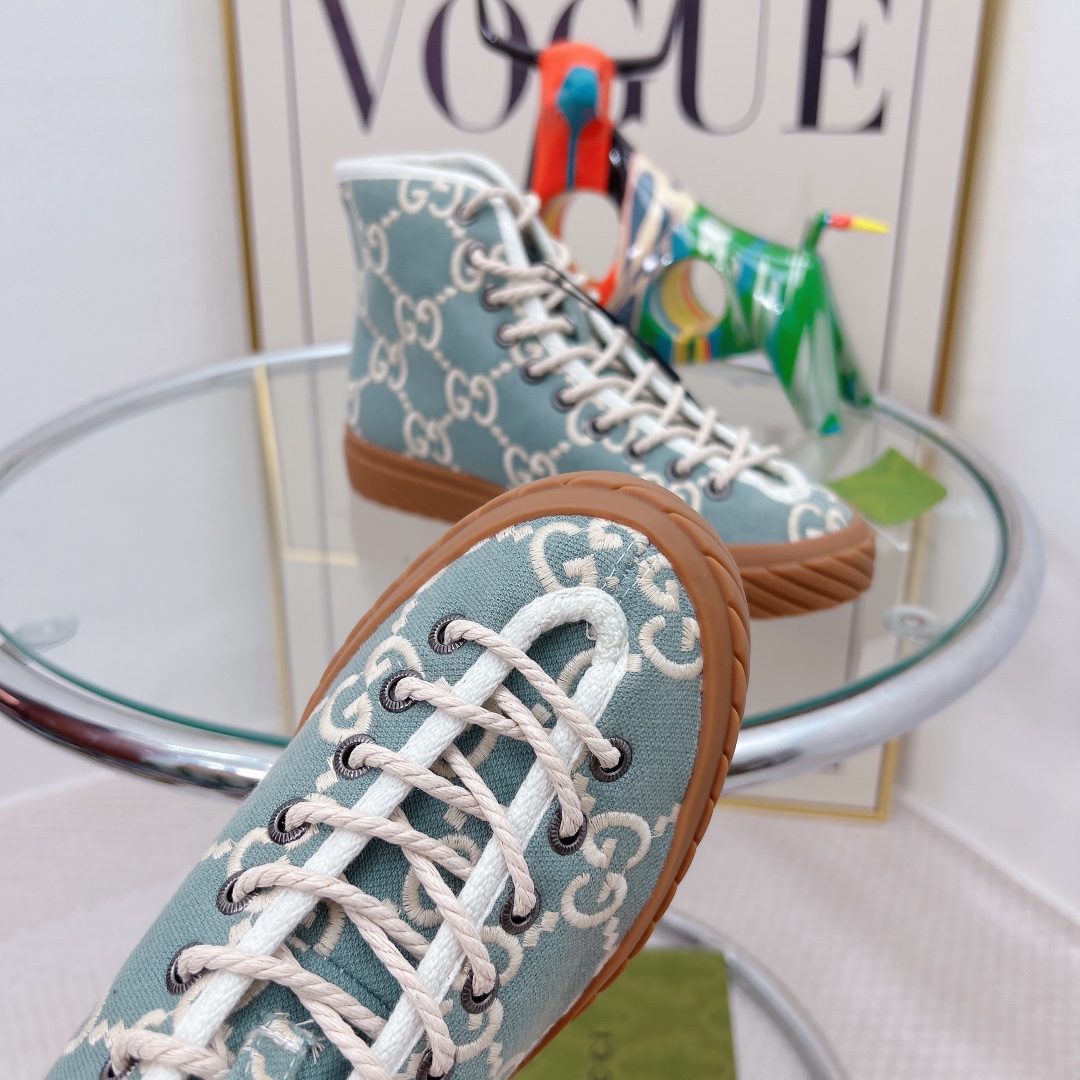 Gvc*1 Women’s High-Top Maxi GG Sneaker Grey For Women GG