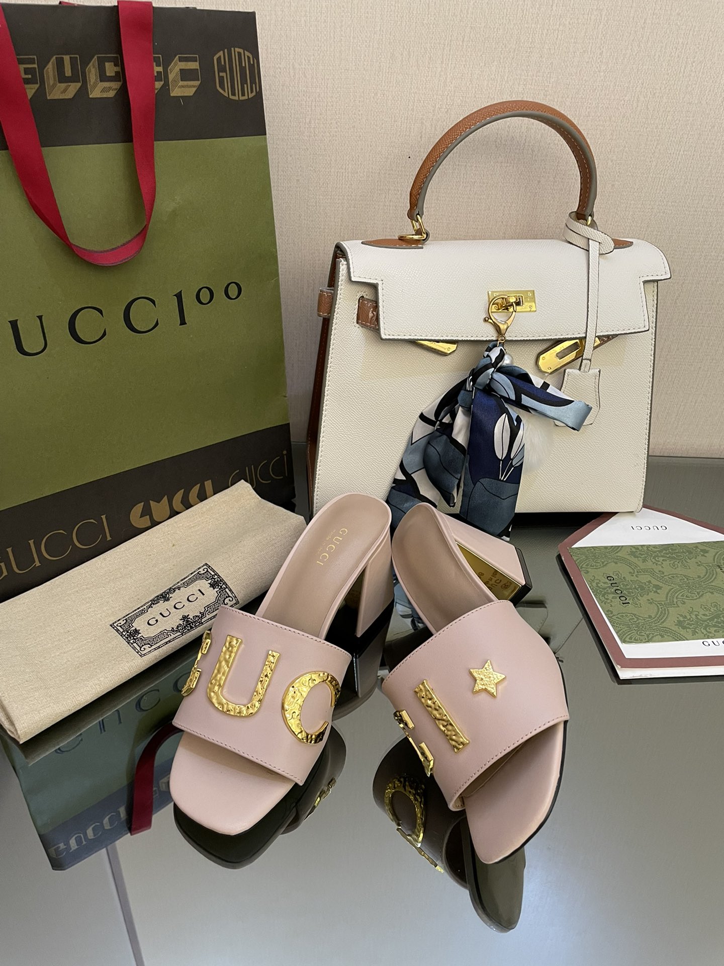 Gvc*1 Women’s ‘Gvc*1’ Slide Sandal Light Pink For Women GG